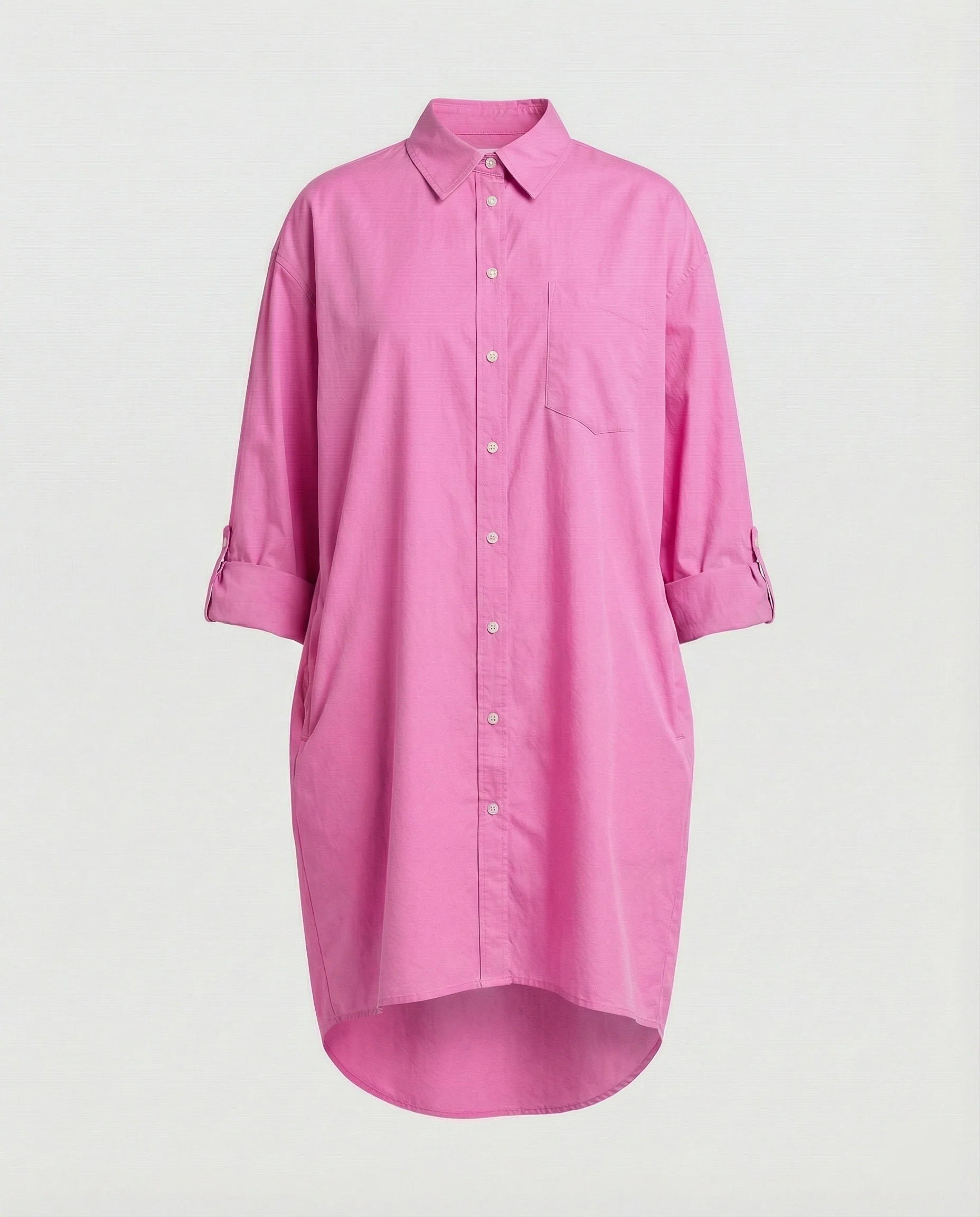 Damen Hemdblusenkleid Freizeitkleid - Image 15