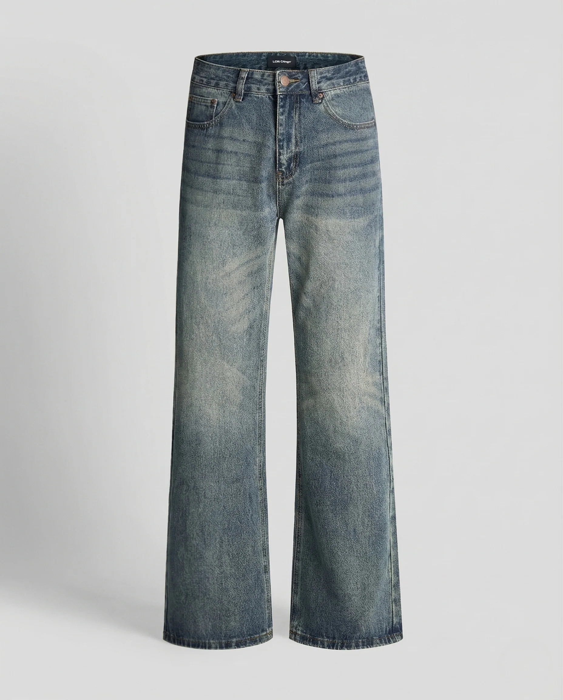 Damen Culotte Jeans Weites Bein - Image 5