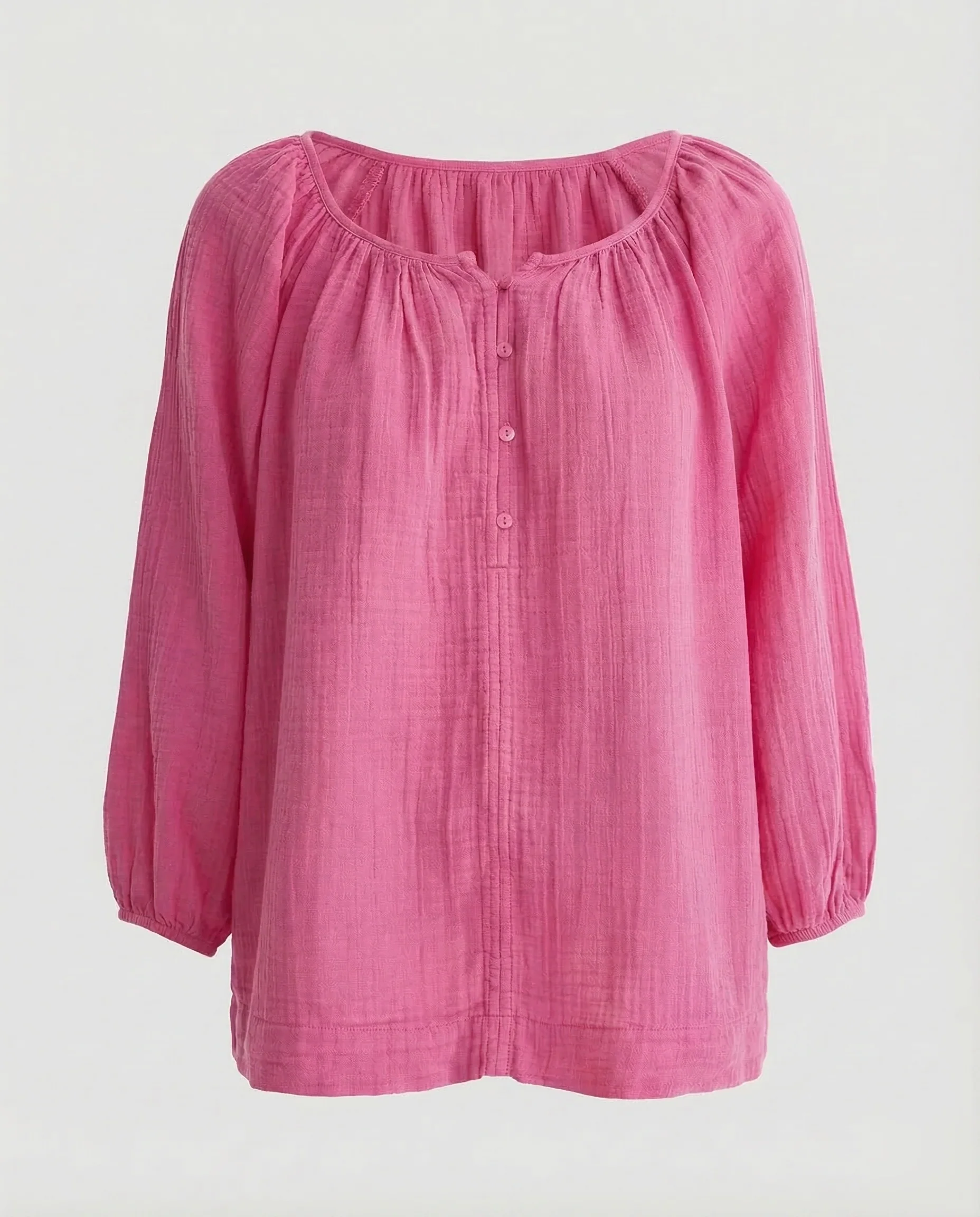 Damen Tunika Bluse Baumwolle Freizeit - Image 10