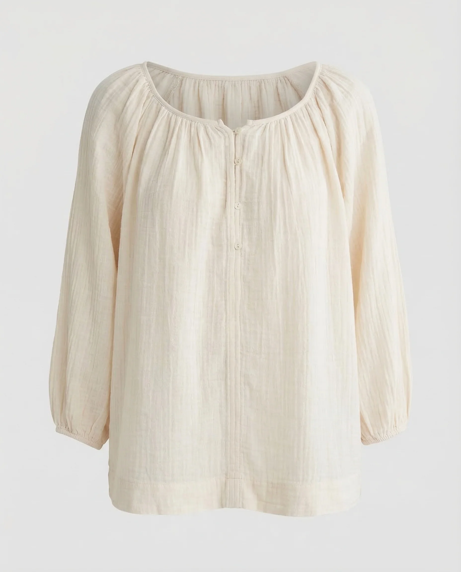 Damen Tunika Bluse Baumwolle Freizeit - Image 6