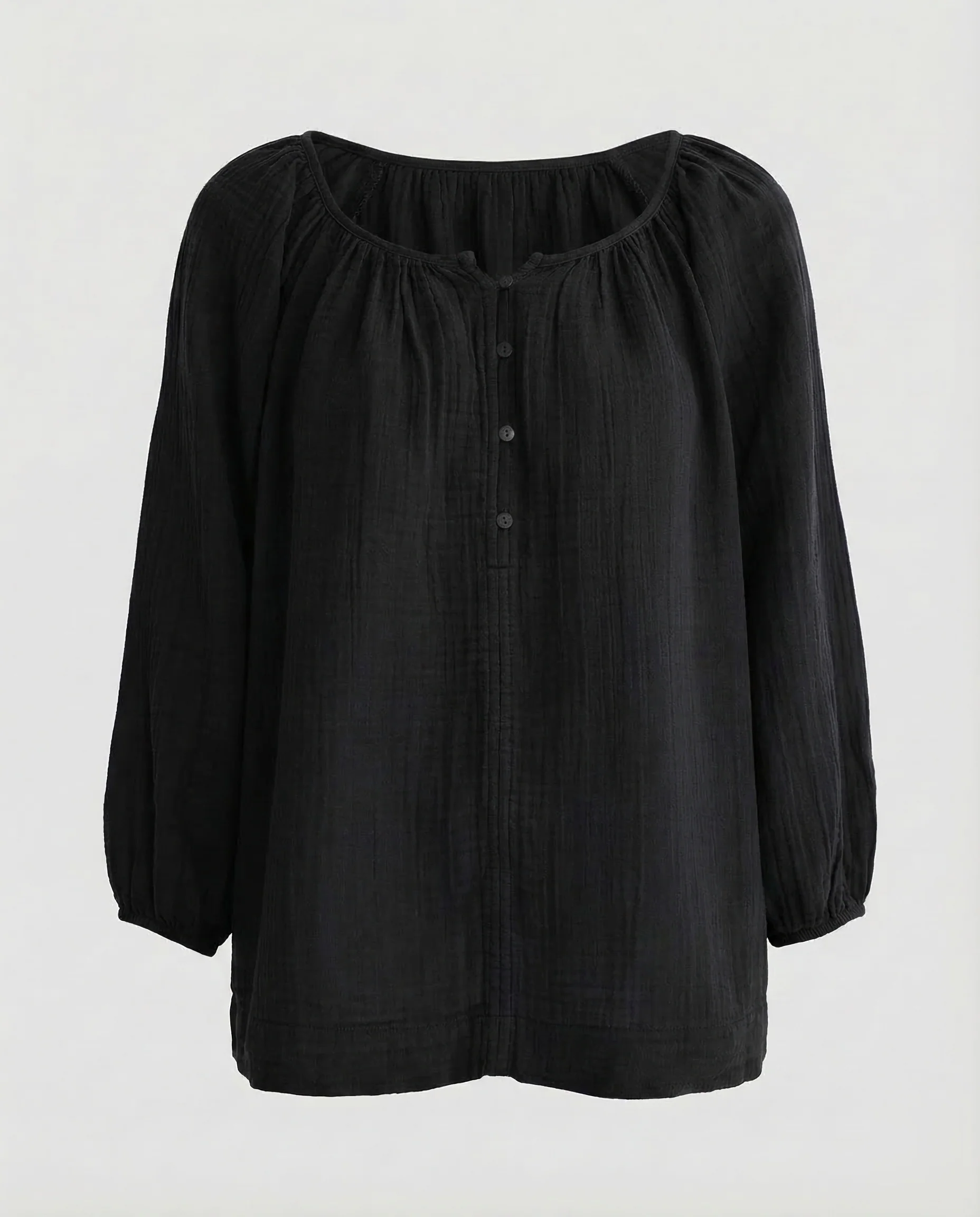 Damen Tunika Bluse Baumwolle Freizeit - Image 7