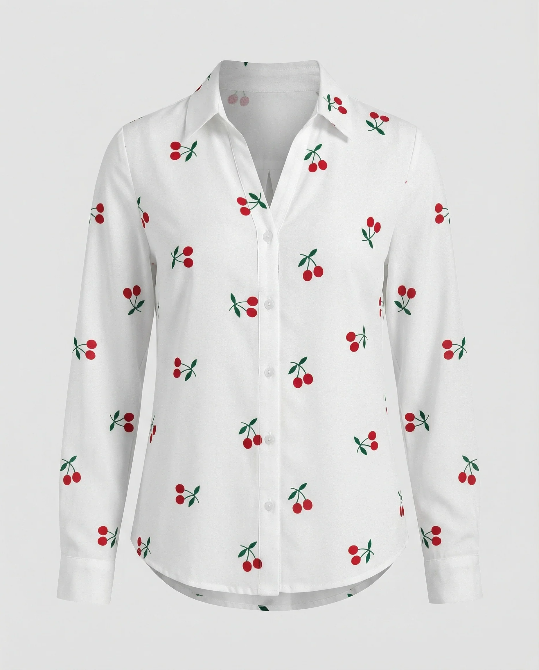 Damen Hemdbluse Katzenprint - Image 15