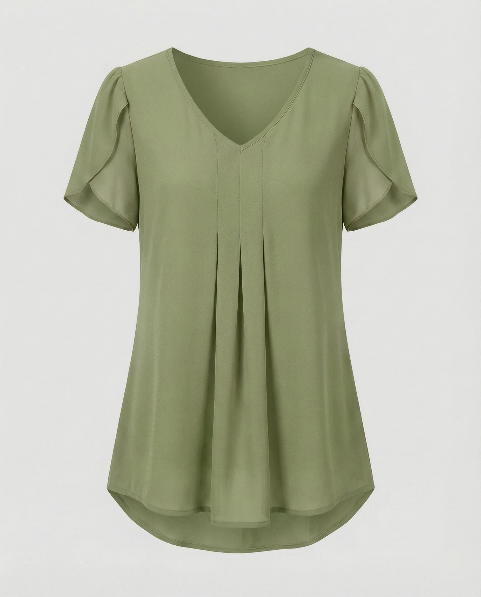 Tunika Bluse Damen mit Schmetterlingsärmeln - Image 10