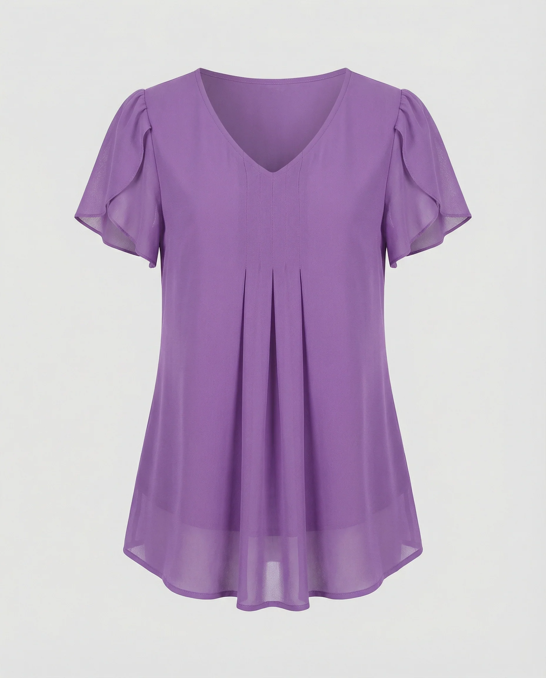 Tunika Bluse Damen mit Schmetterlingsärmeln - Image 15
