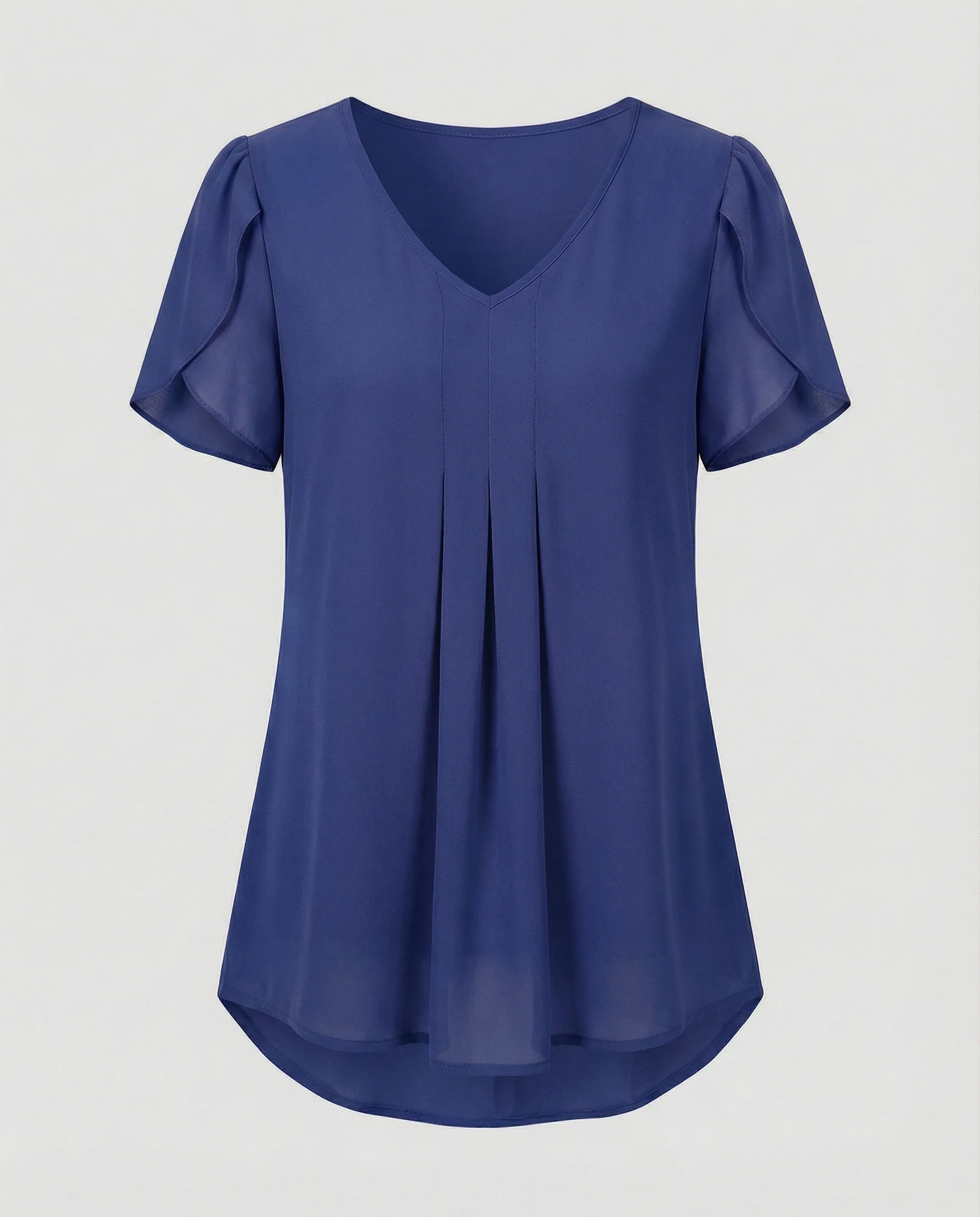 Tunika Bluse Damen mit Schmetterlingsärmeln - Image 8