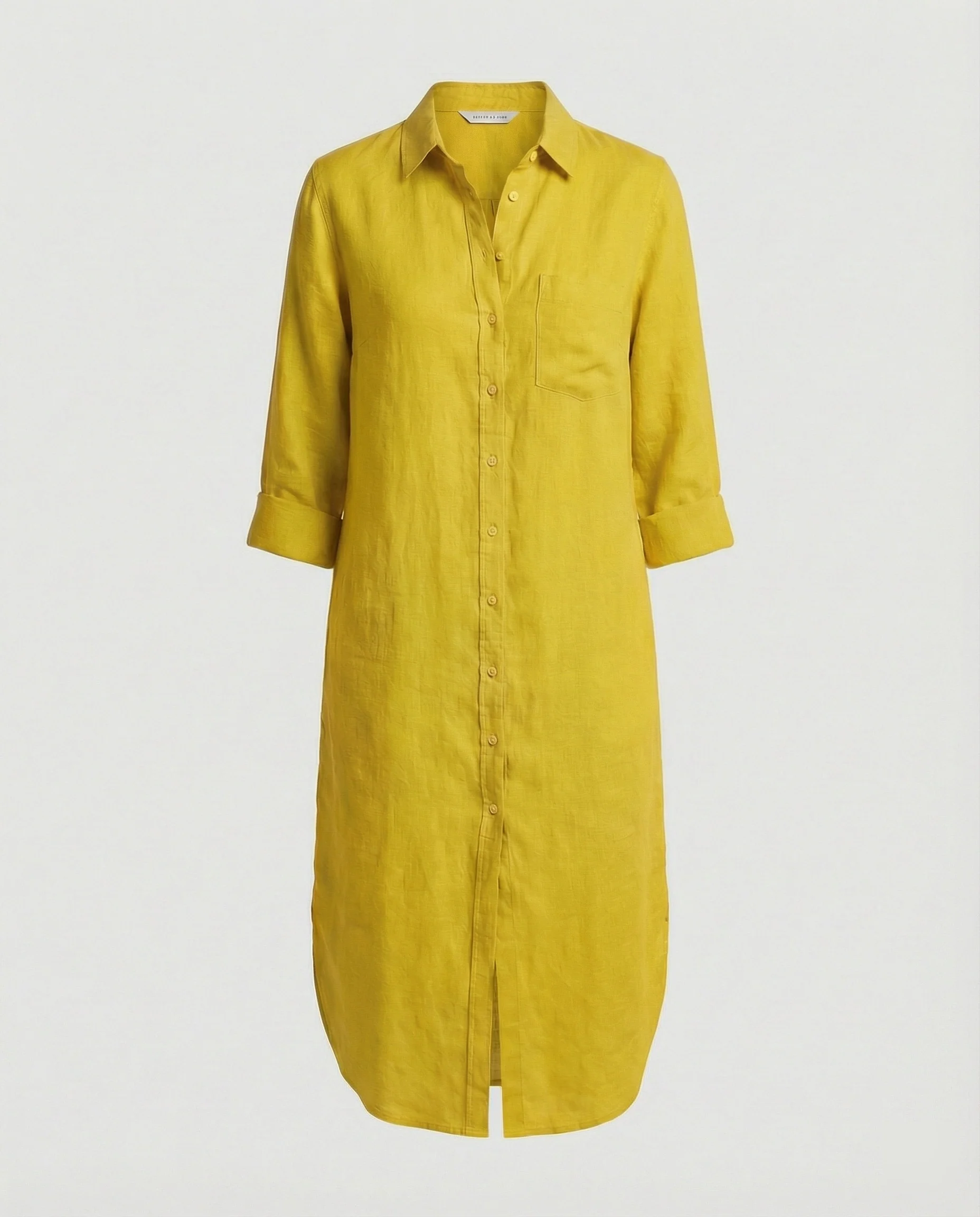 Damen Hemdkleid Oversize Midi - Image 11