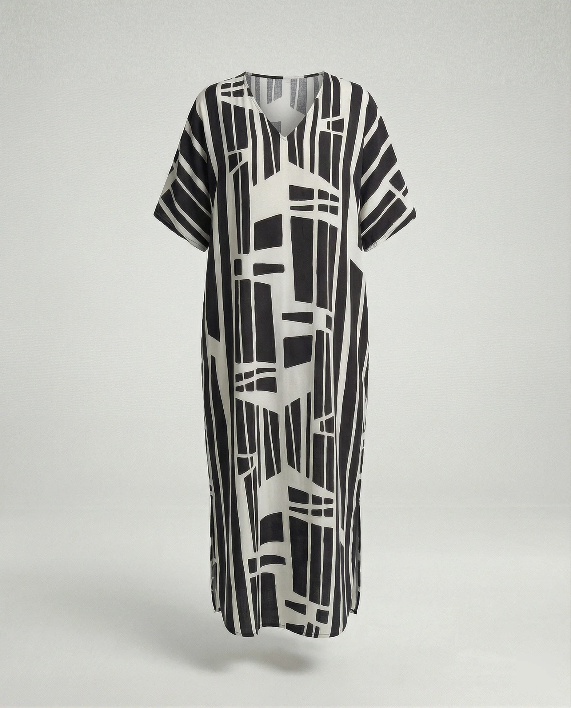 Damen Strandkleid Kimono mit Gürtel - Image 6