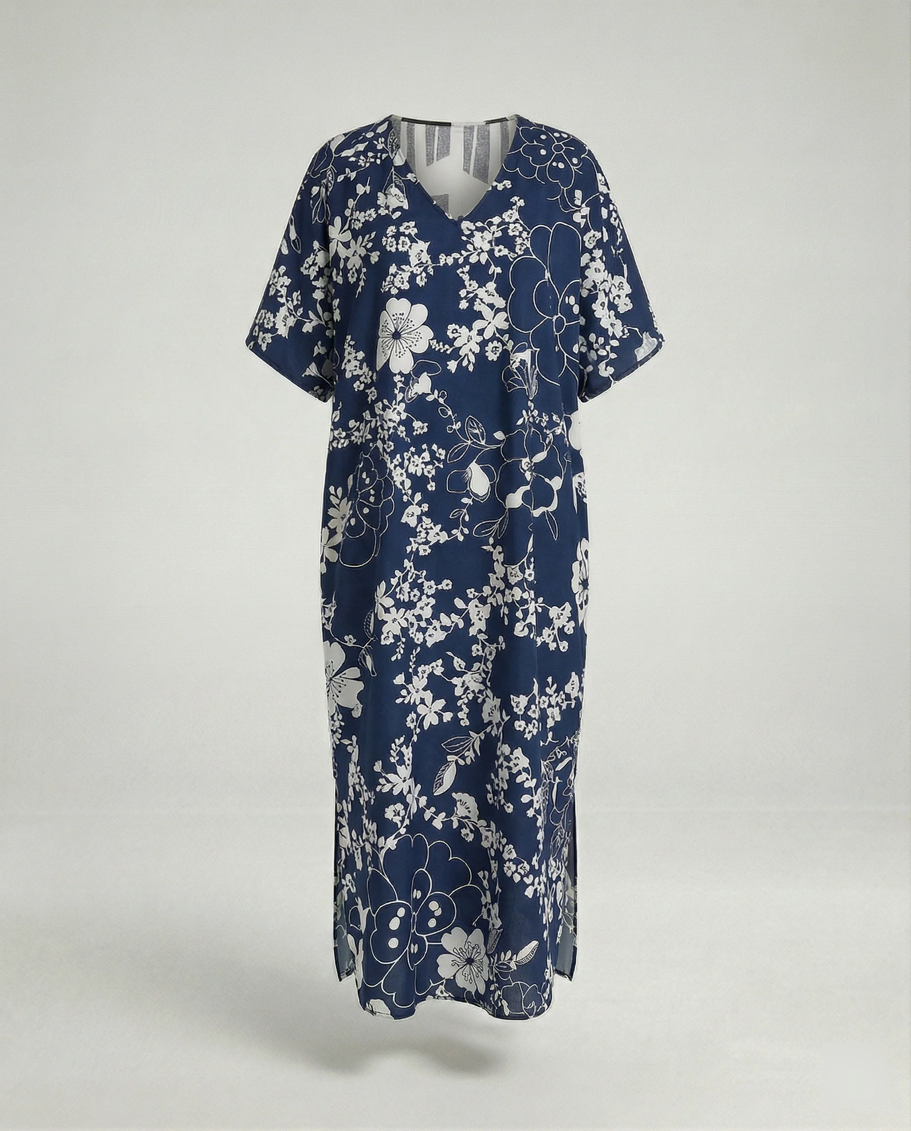 Damen Strandkleid Kimono mit Gürtel - Image 9