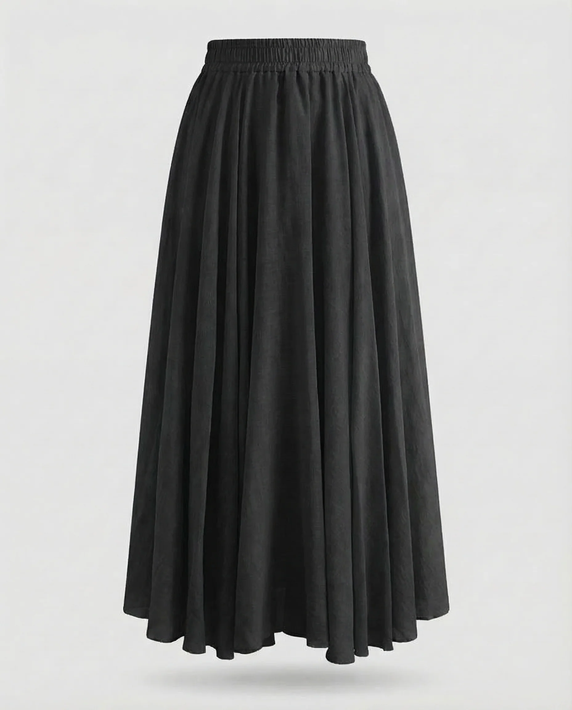 Damen Maxirock Leinenoptik - Image 11