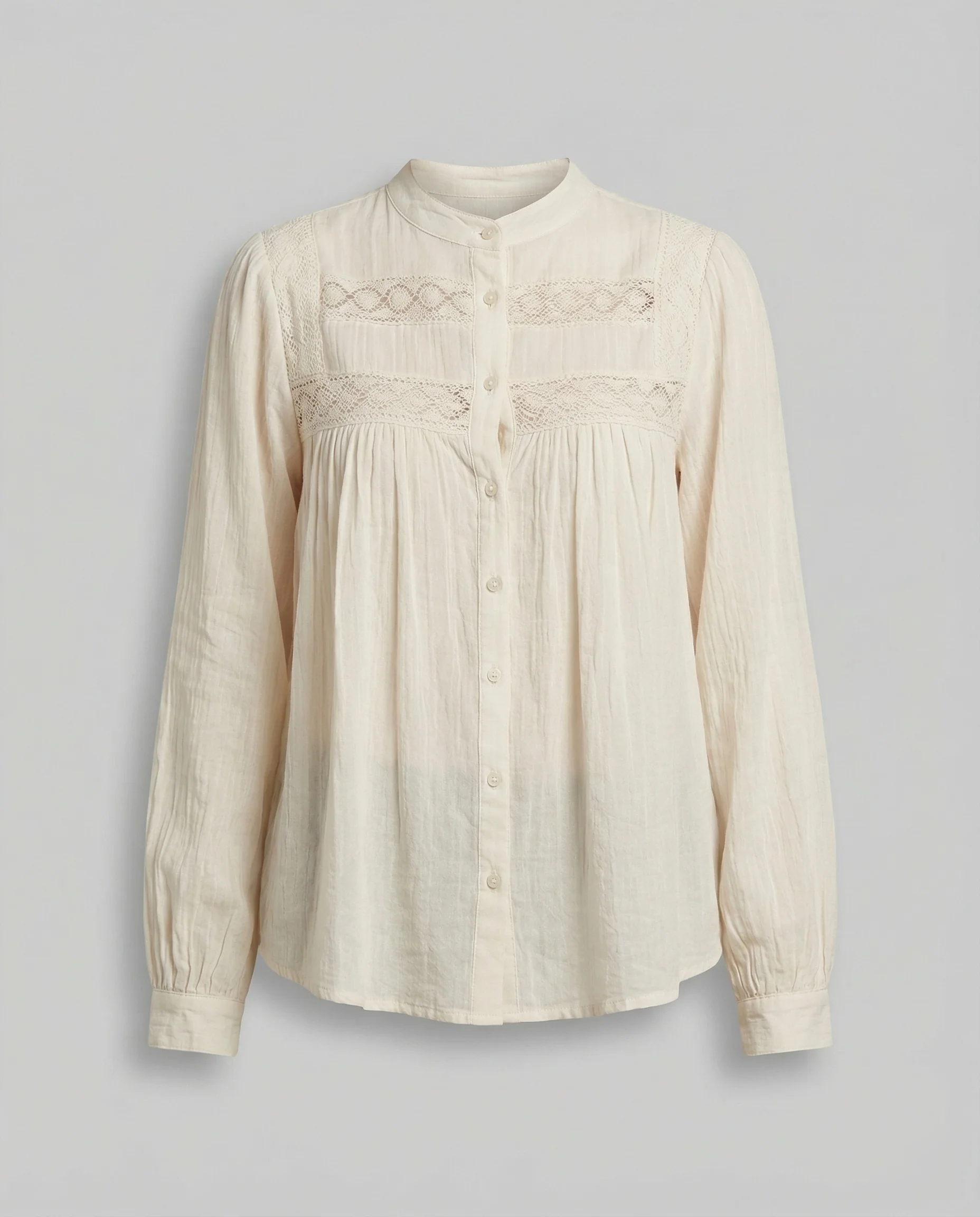 Baumwoll Bluse Damen mit Stickerei - Image 5