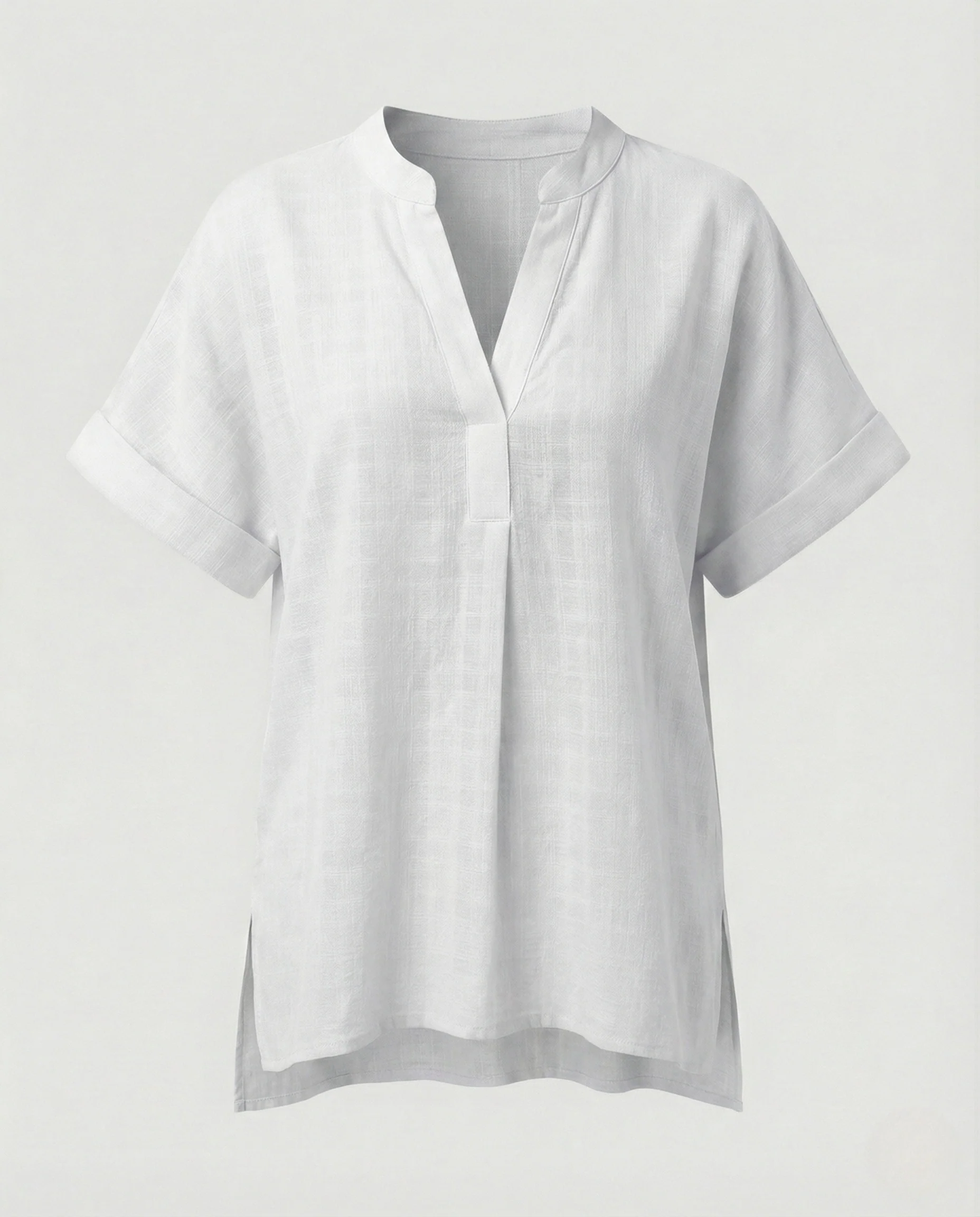 Damen Tunika Bluse V-Ausschnitt - Image 10