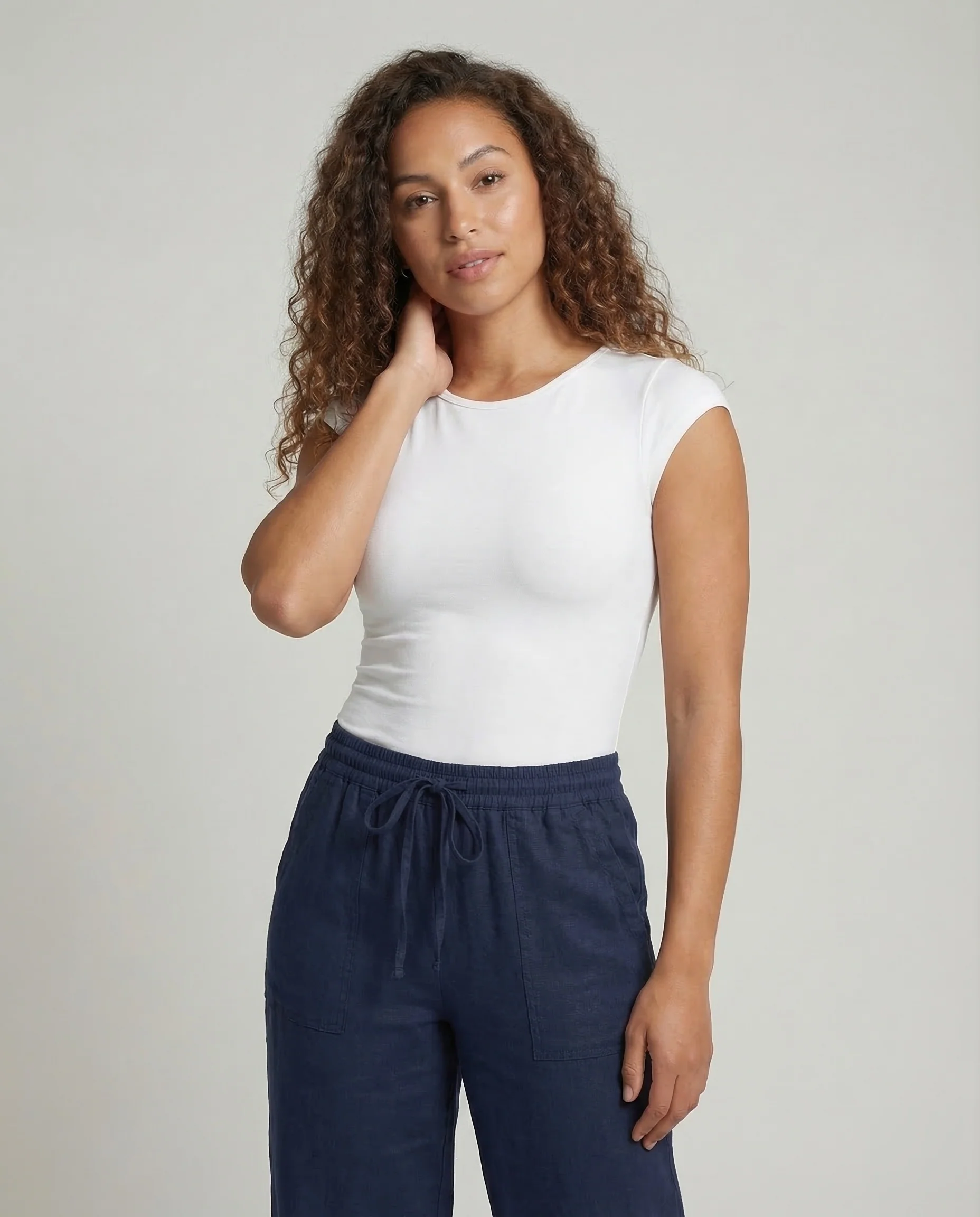 Damen Maxihose Leinen Weit - Image 2