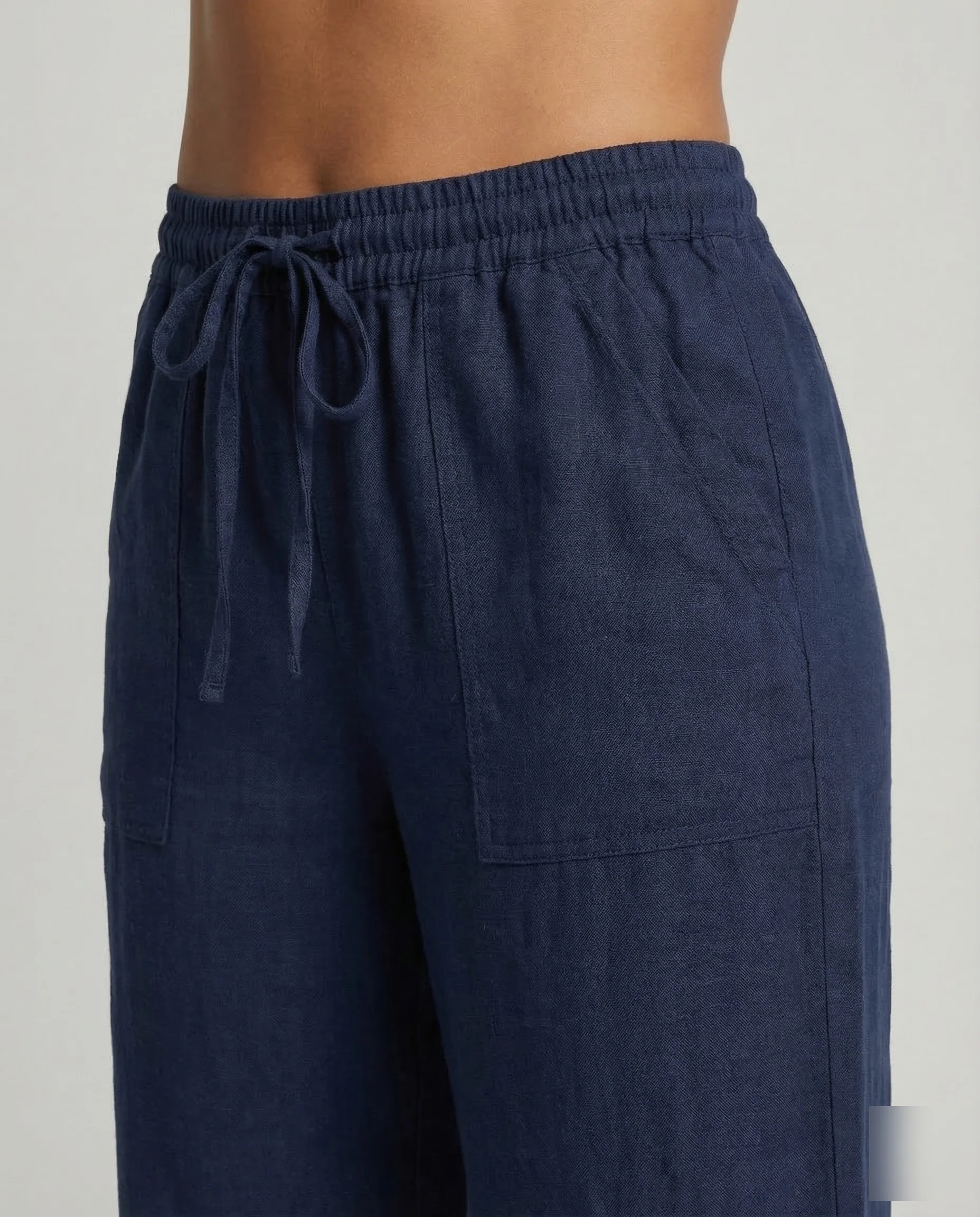 Damen Maxihose Leinen Weit - Image 3