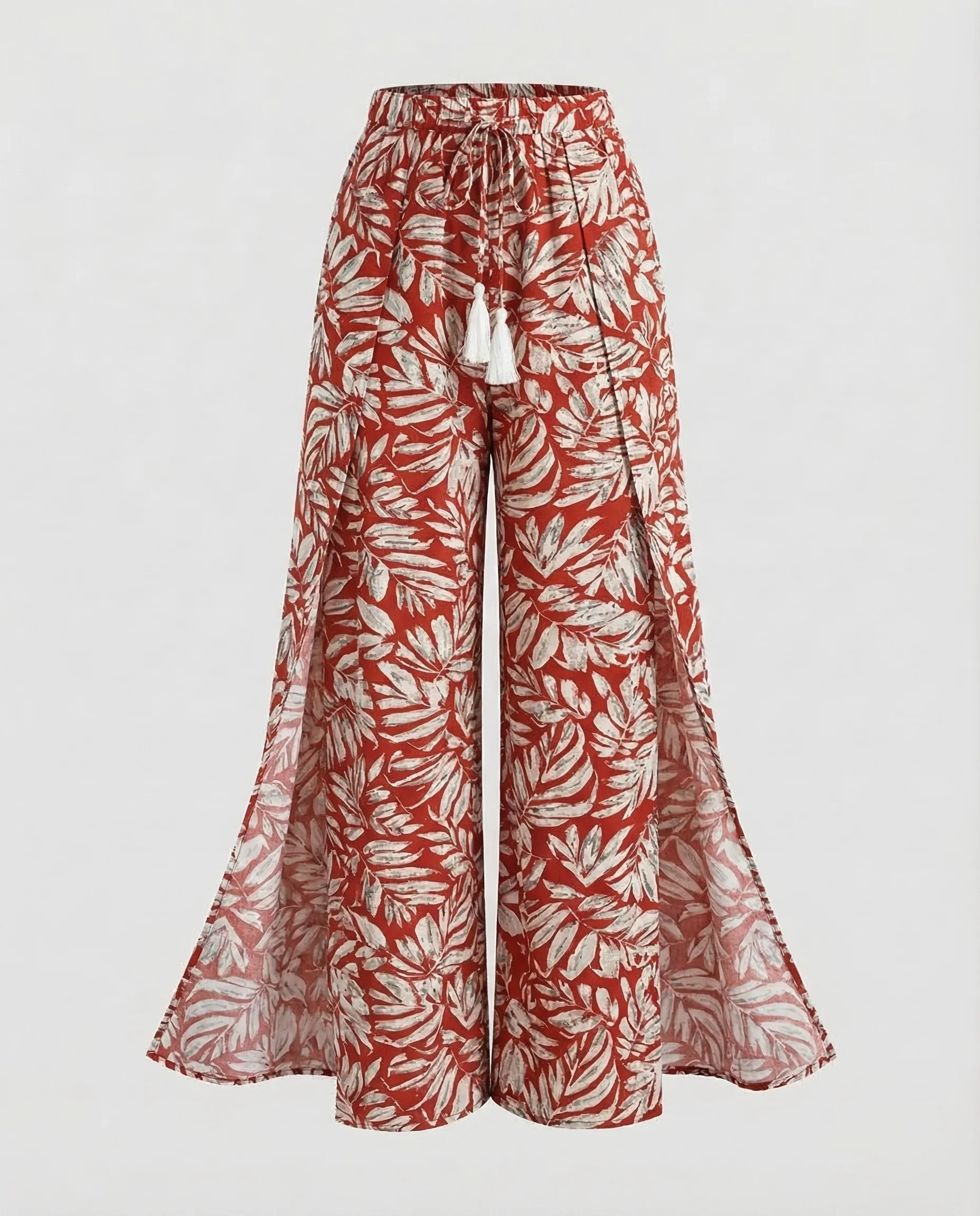 Damen Palazzo Hose Schlitz - Image 6