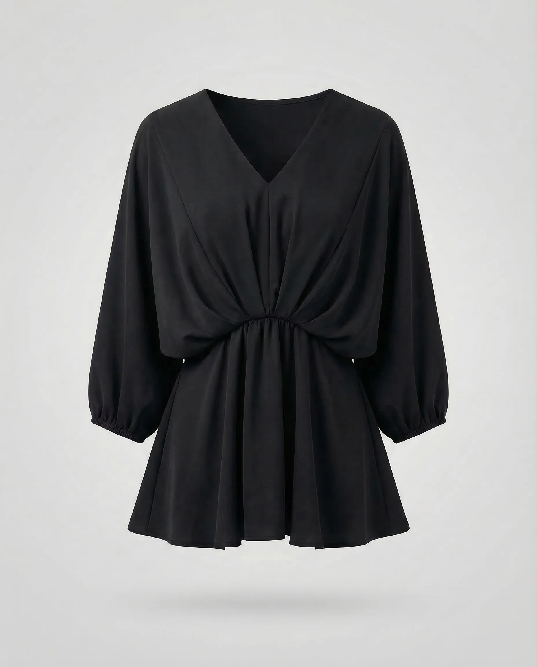 Damen Tunika Bluse Fledermausärmel - Image 6