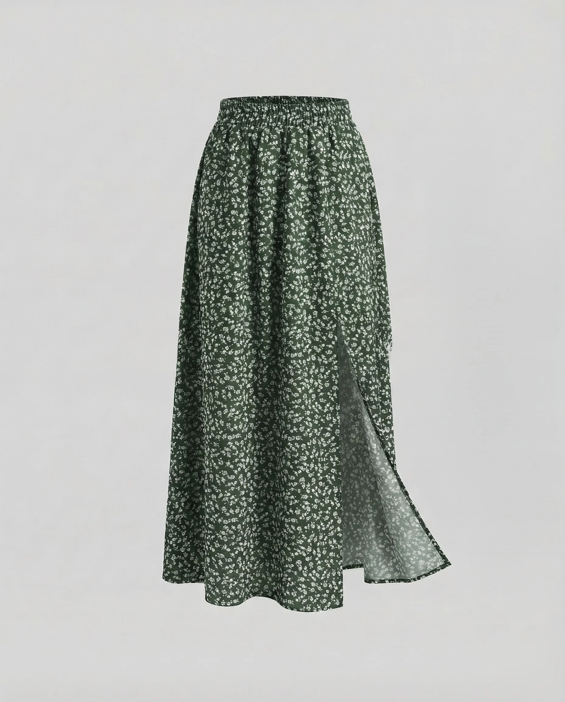 Maxirock Damen Blumenprint Schlitz - Image 7