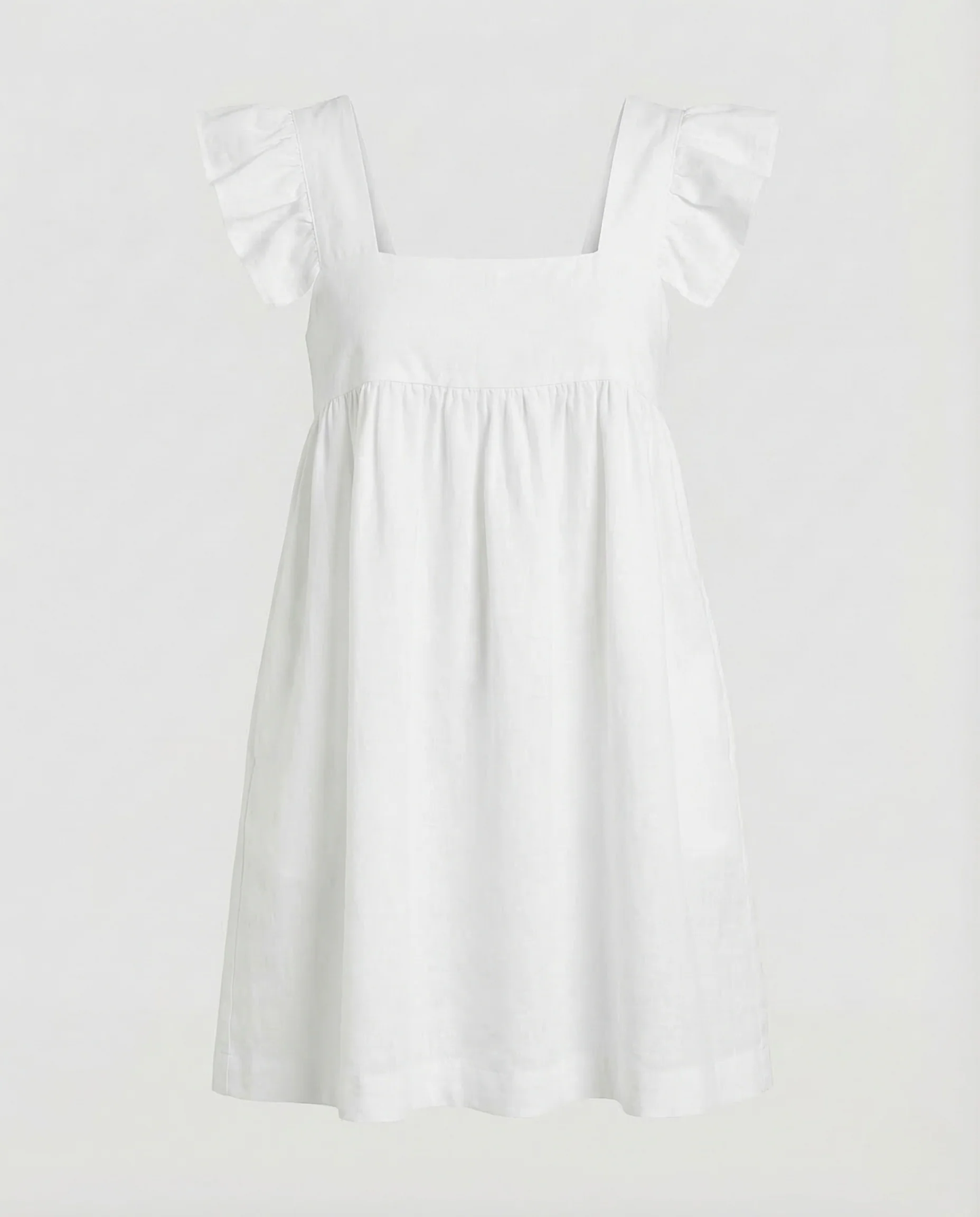 Damen Babydoll Kleid Volantärmel - Image 6