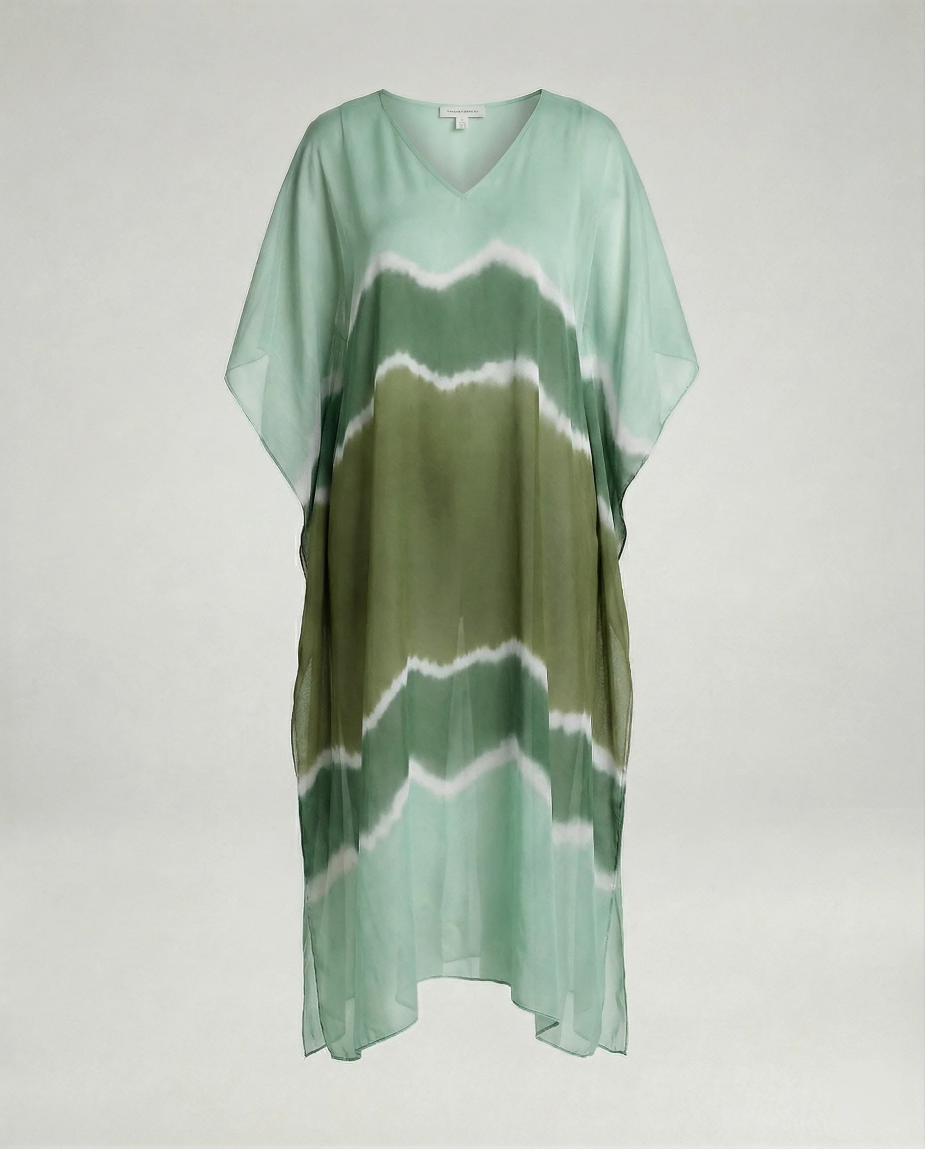 Damen Kaftan Kleid Chiffon V-Ausschnitt - Image 6
