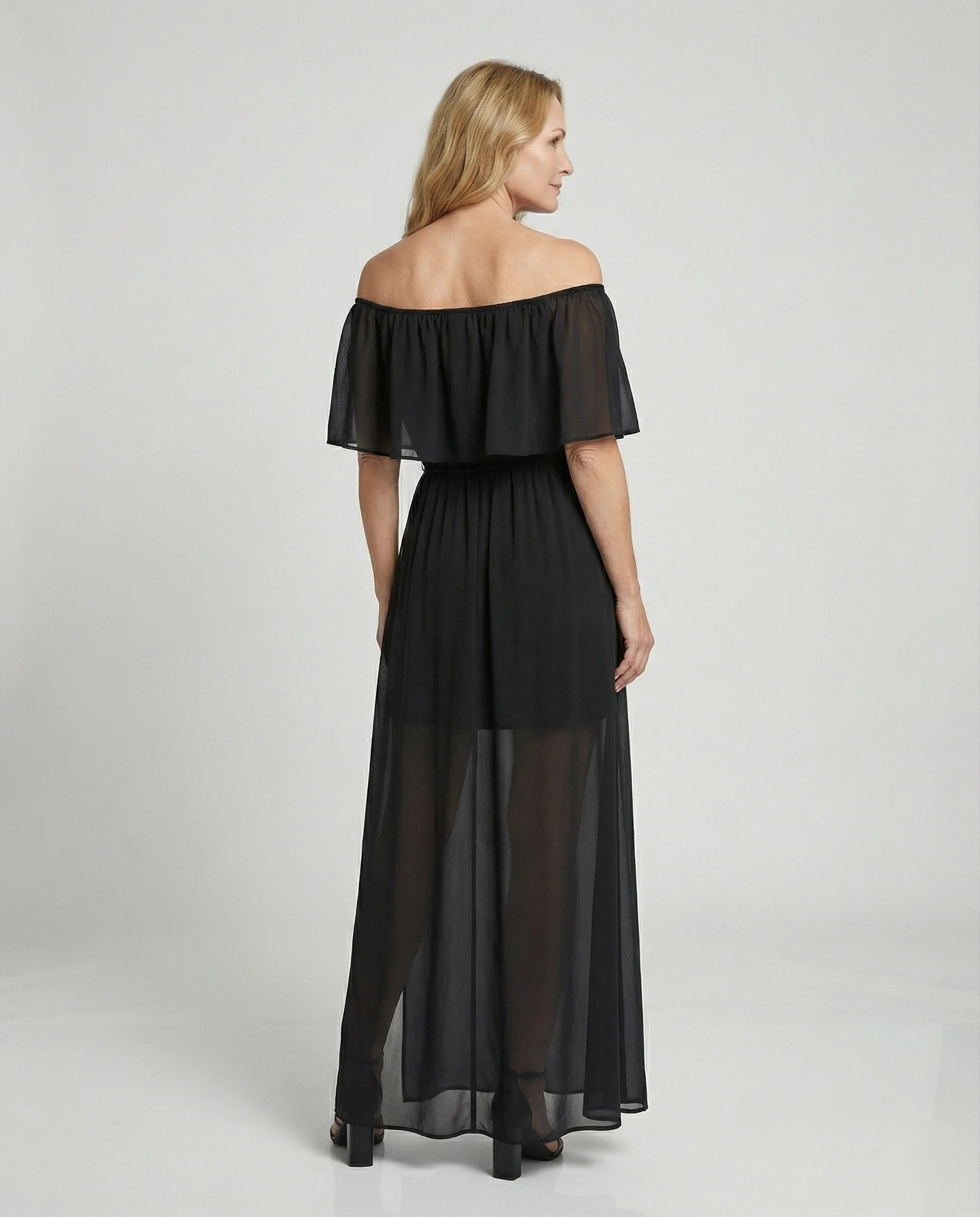 Blumenkleid Maxikleid Sommer Chiffon - Image 2