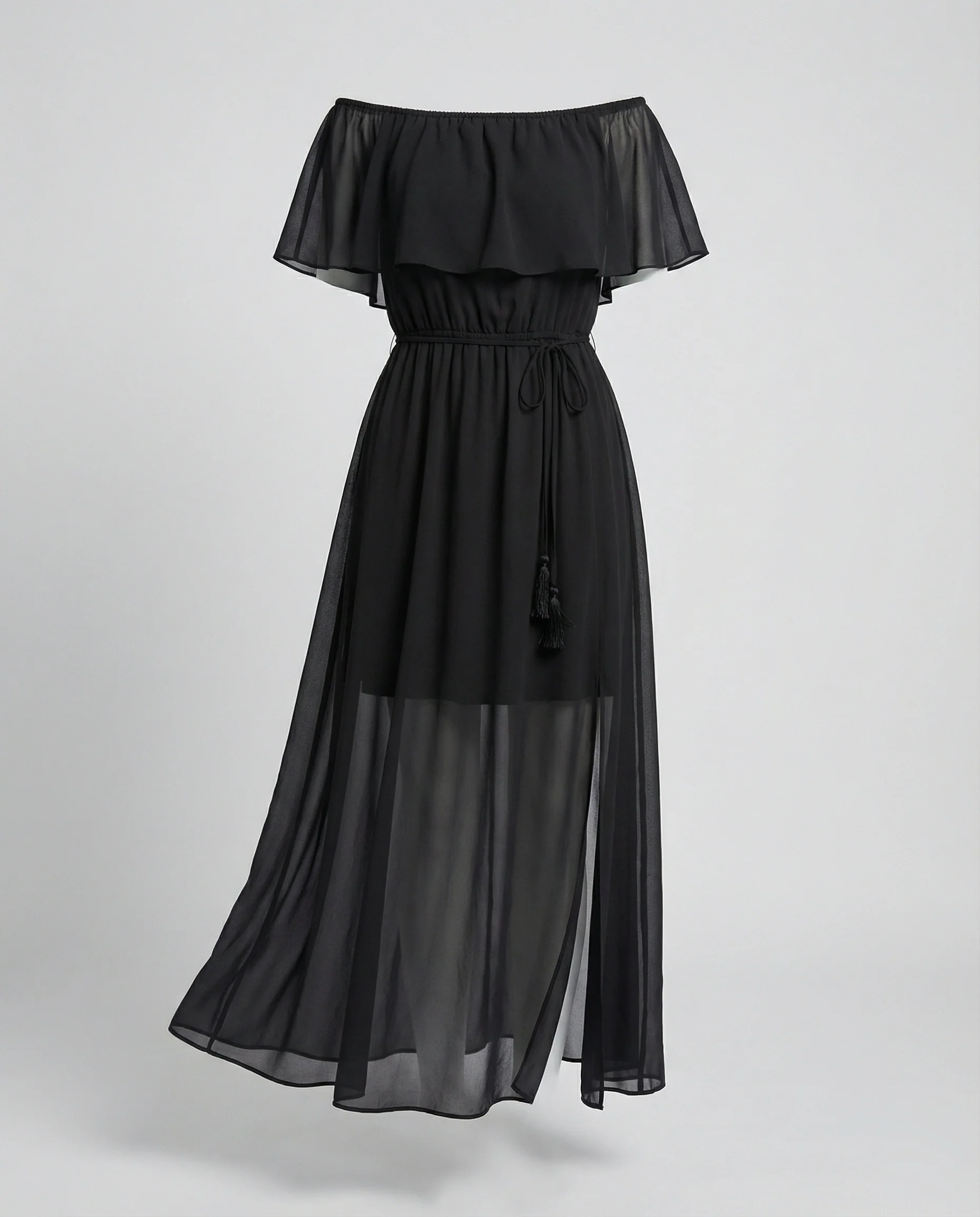 Blumenkleid Maxikleid Sommer Chiffon - Image 4