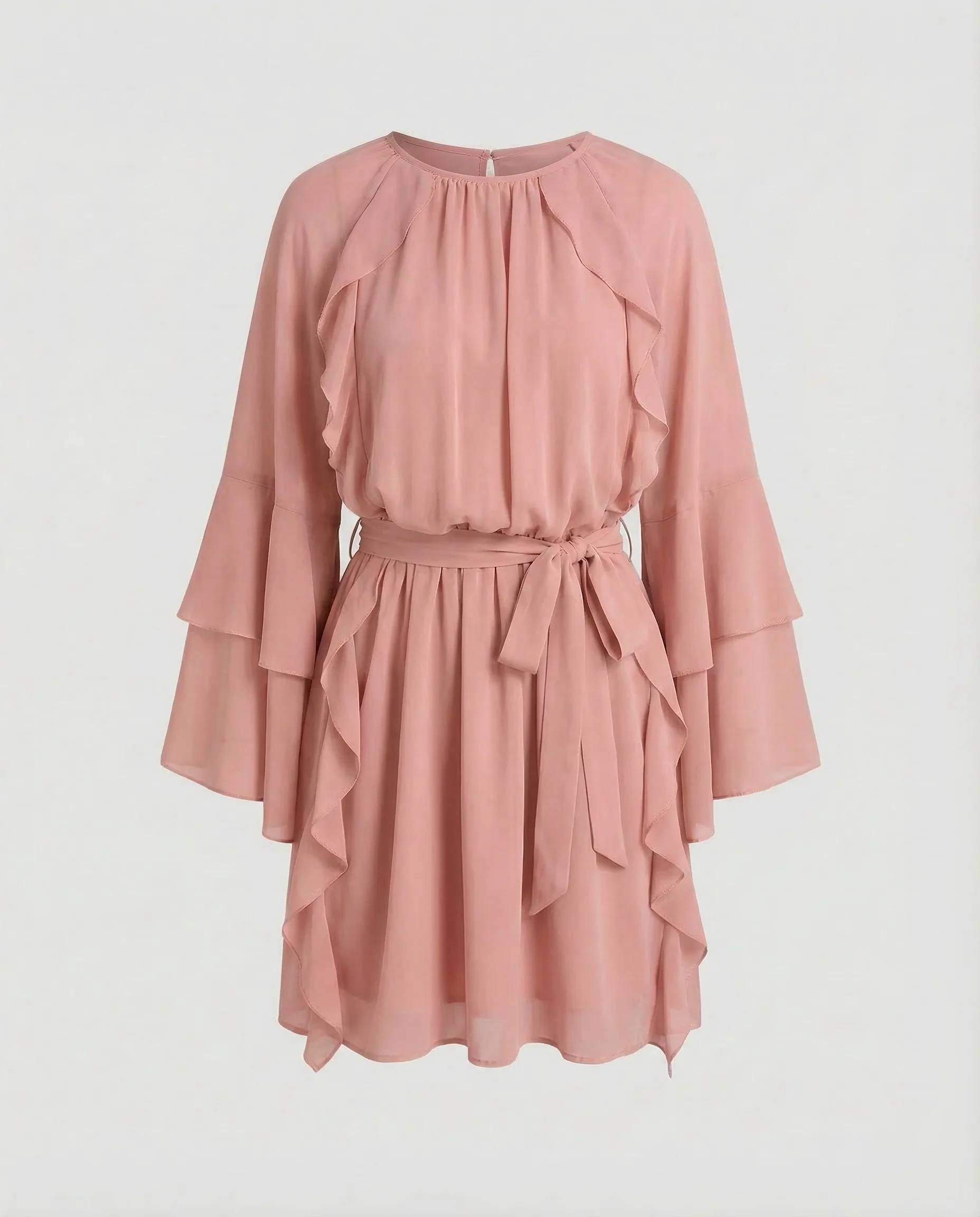 Boho Freizeitkleid Damen Minikleid - Image 10