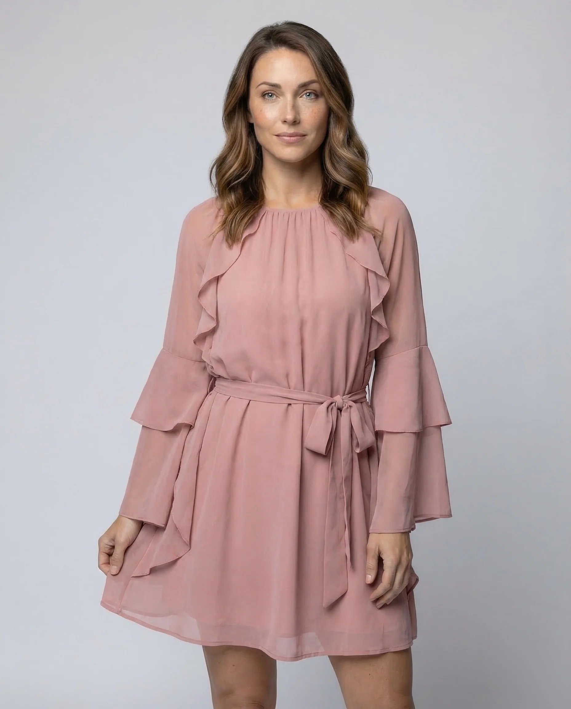 Boho Freizeitkleid Damen Minikleid - Image 2