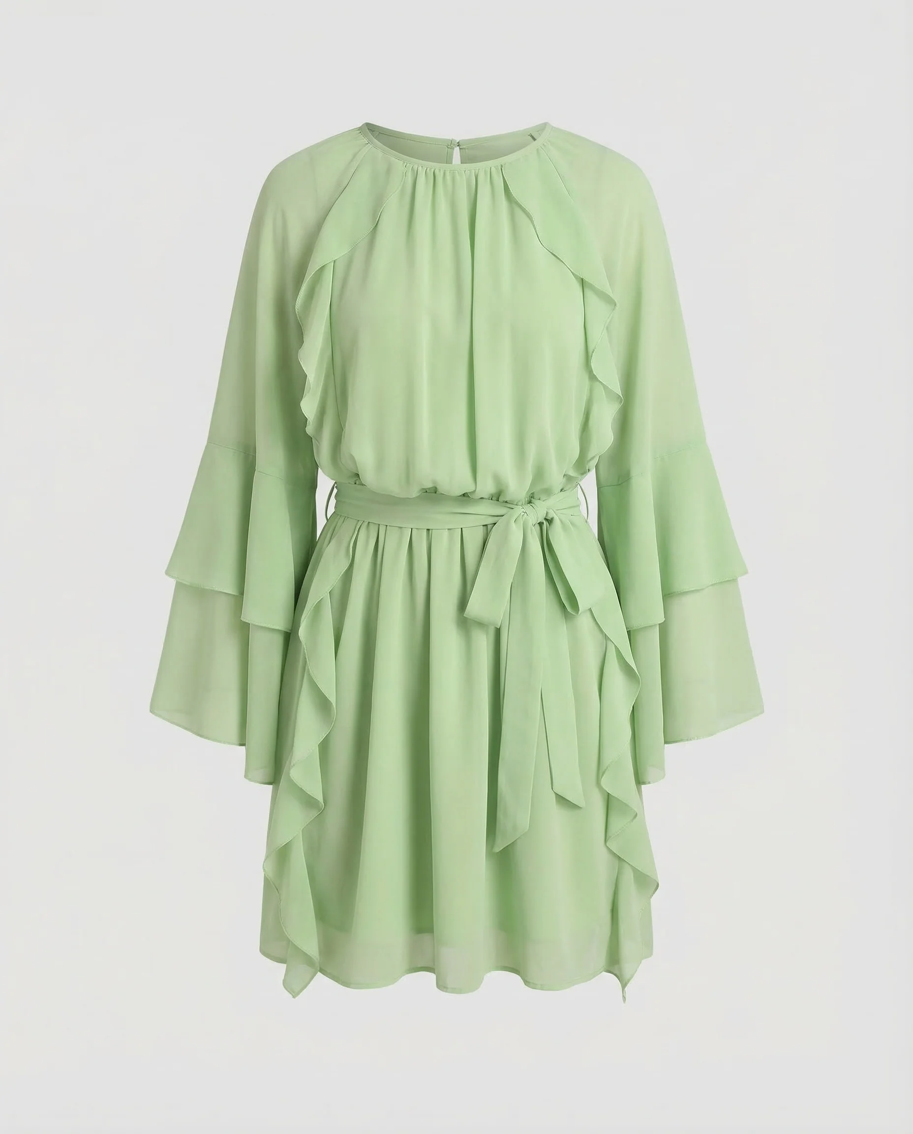 Boho Freizeitkleid Damen Minikleid - Image 5