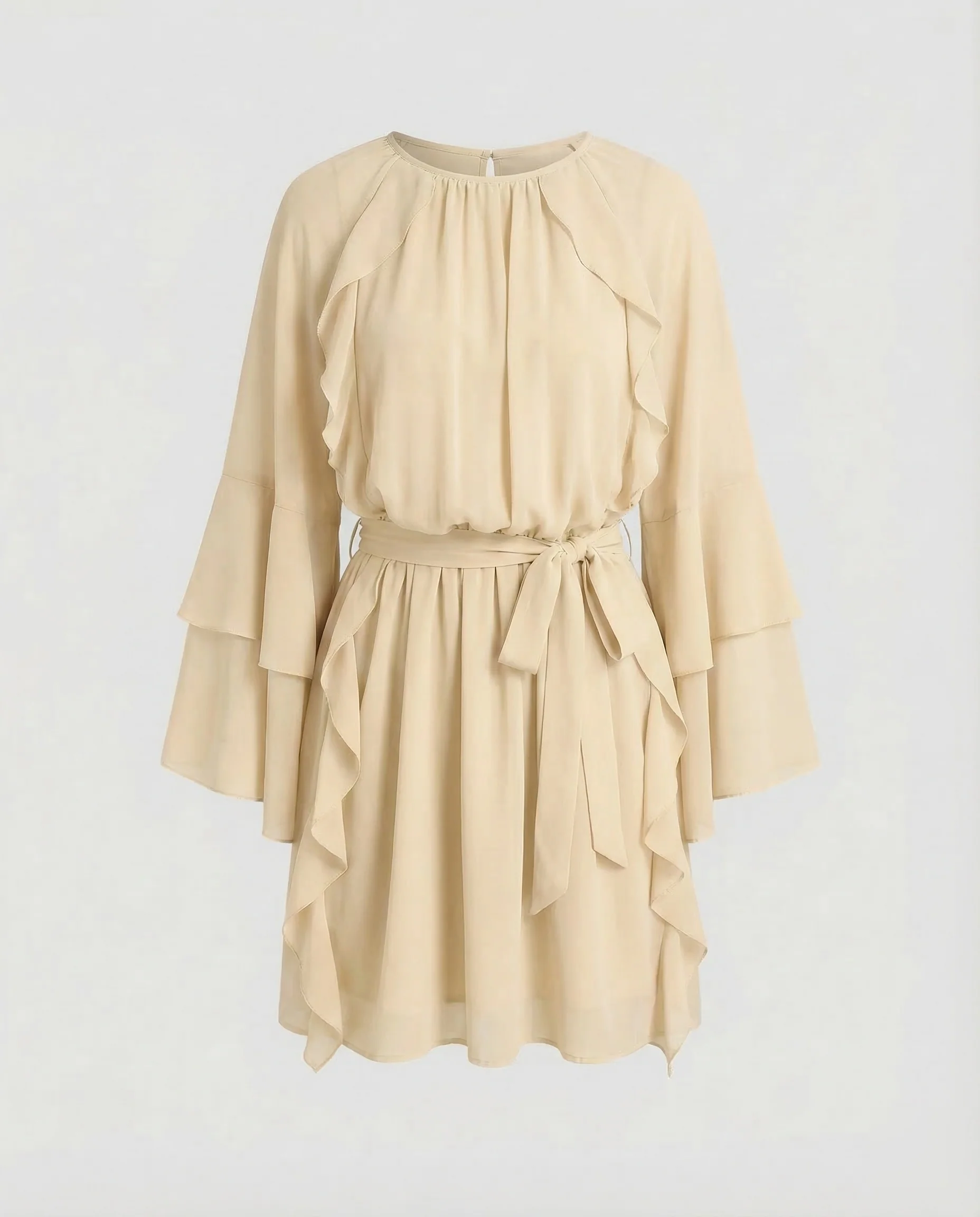Boho Freizeitkleid Damen Minikleid - Image 7