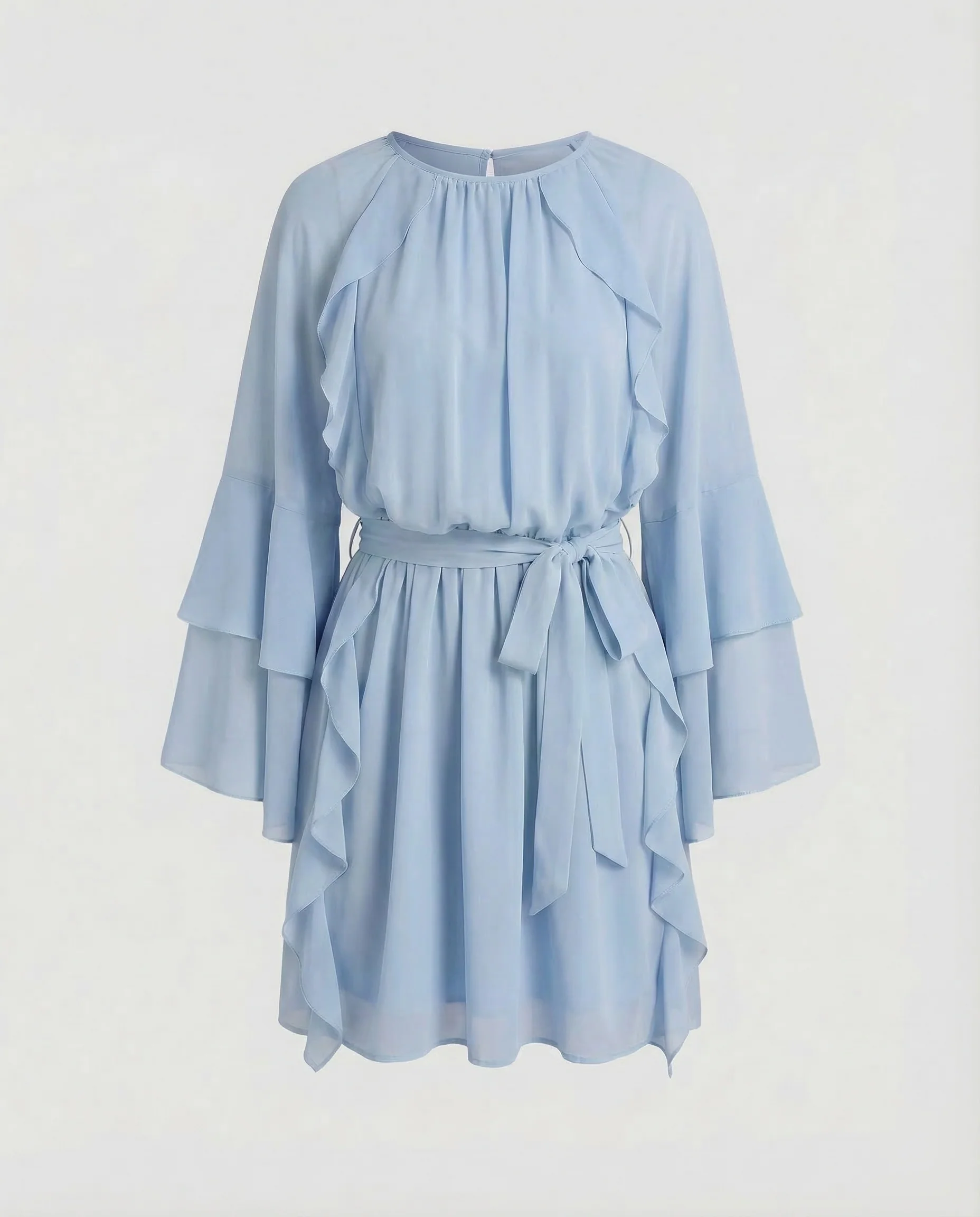 Boho Freizeitkleid Damen Minikleid - Image 8