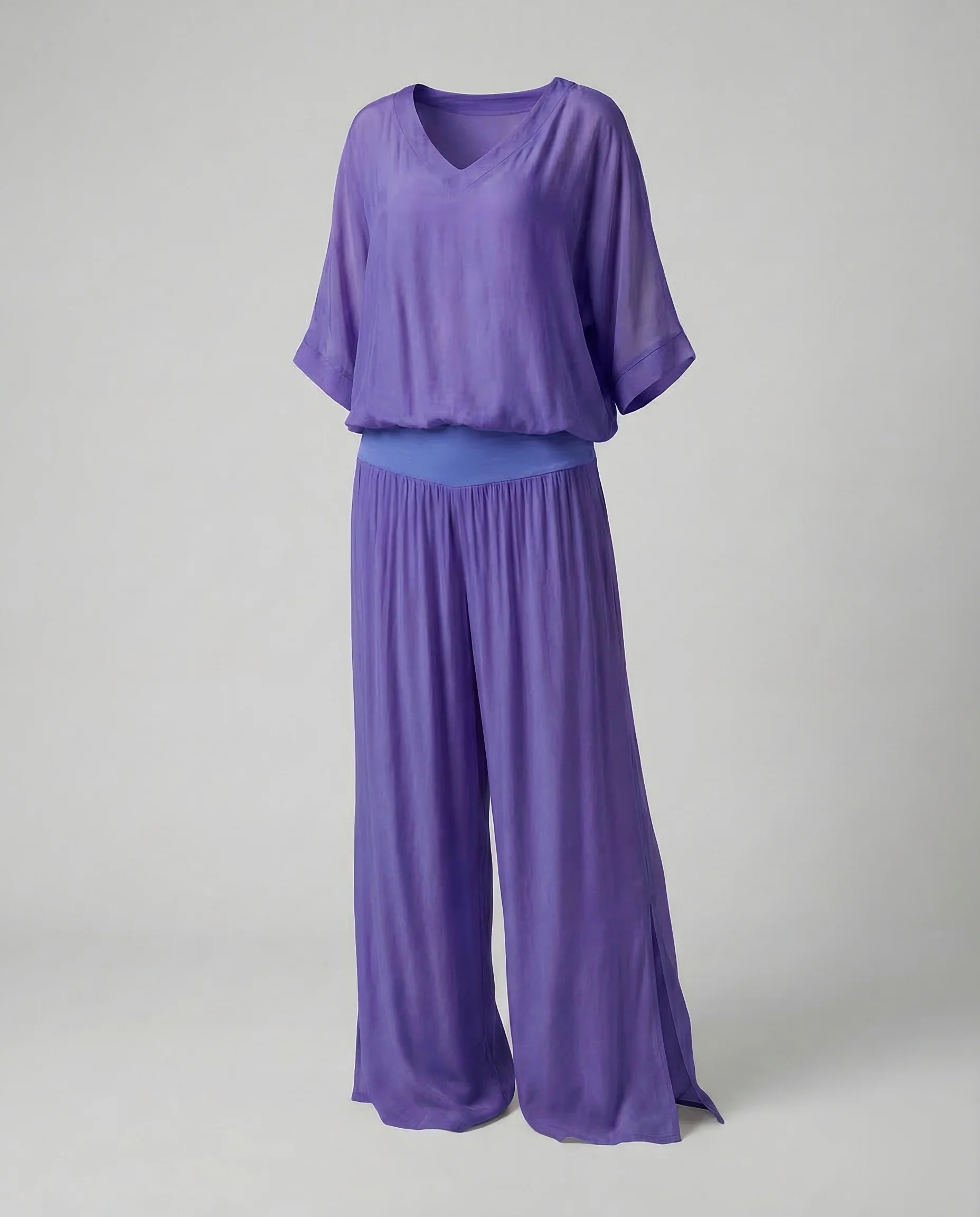 Damen Zweiteiler Set Sommer Chiffon - Image 12