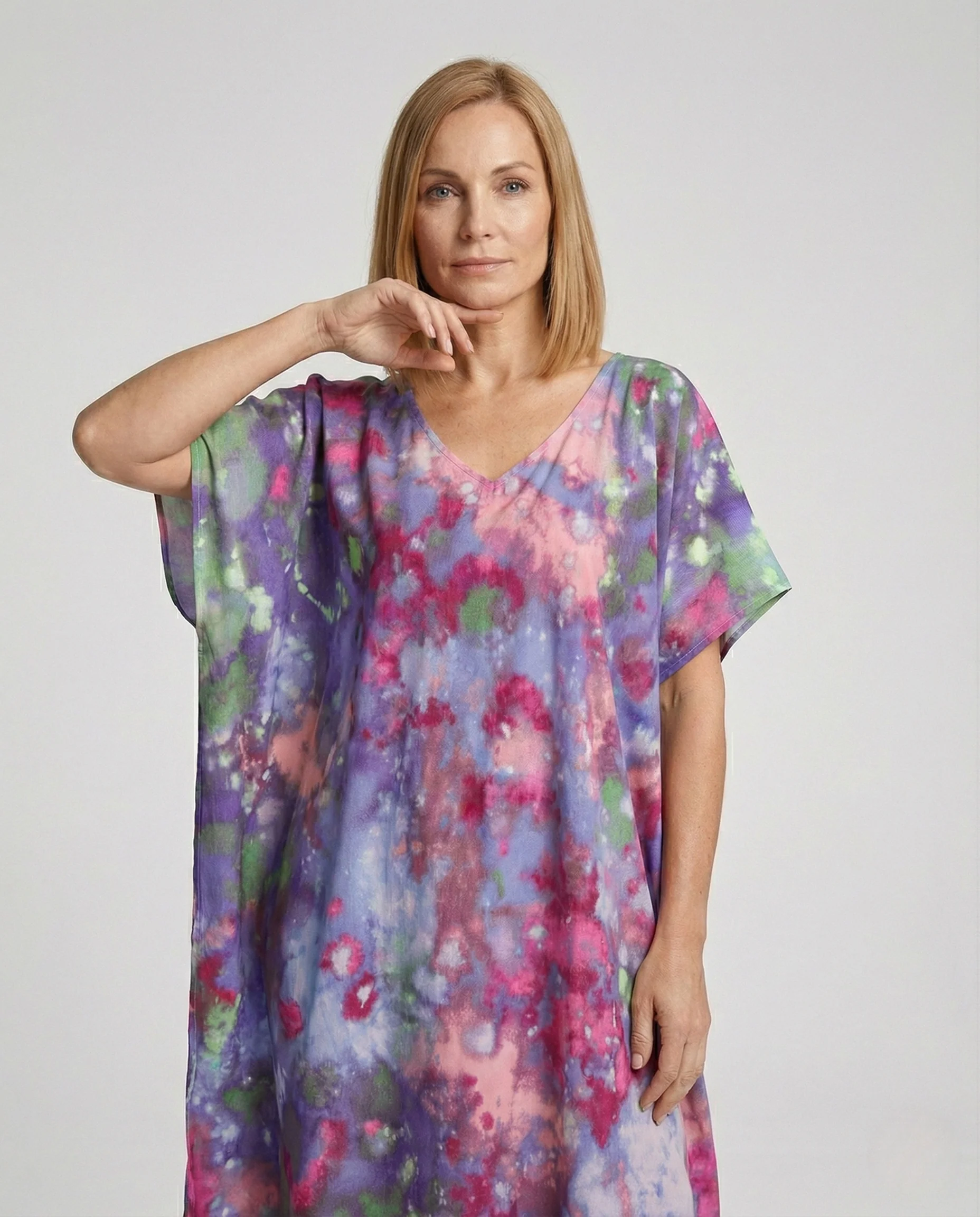 Kaftan Maxikleid Luftig Damen - Image 2