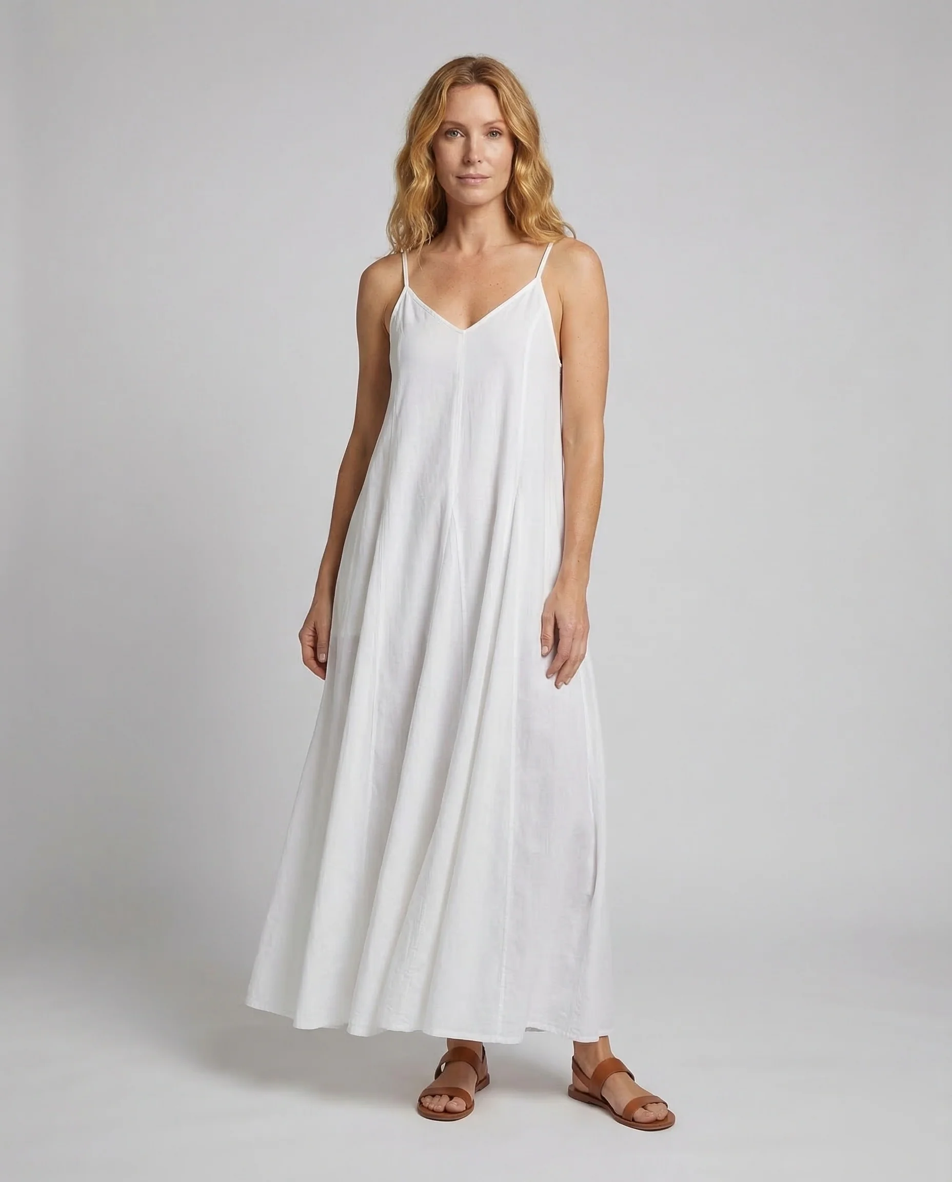 Damen Maxikleid Lagen