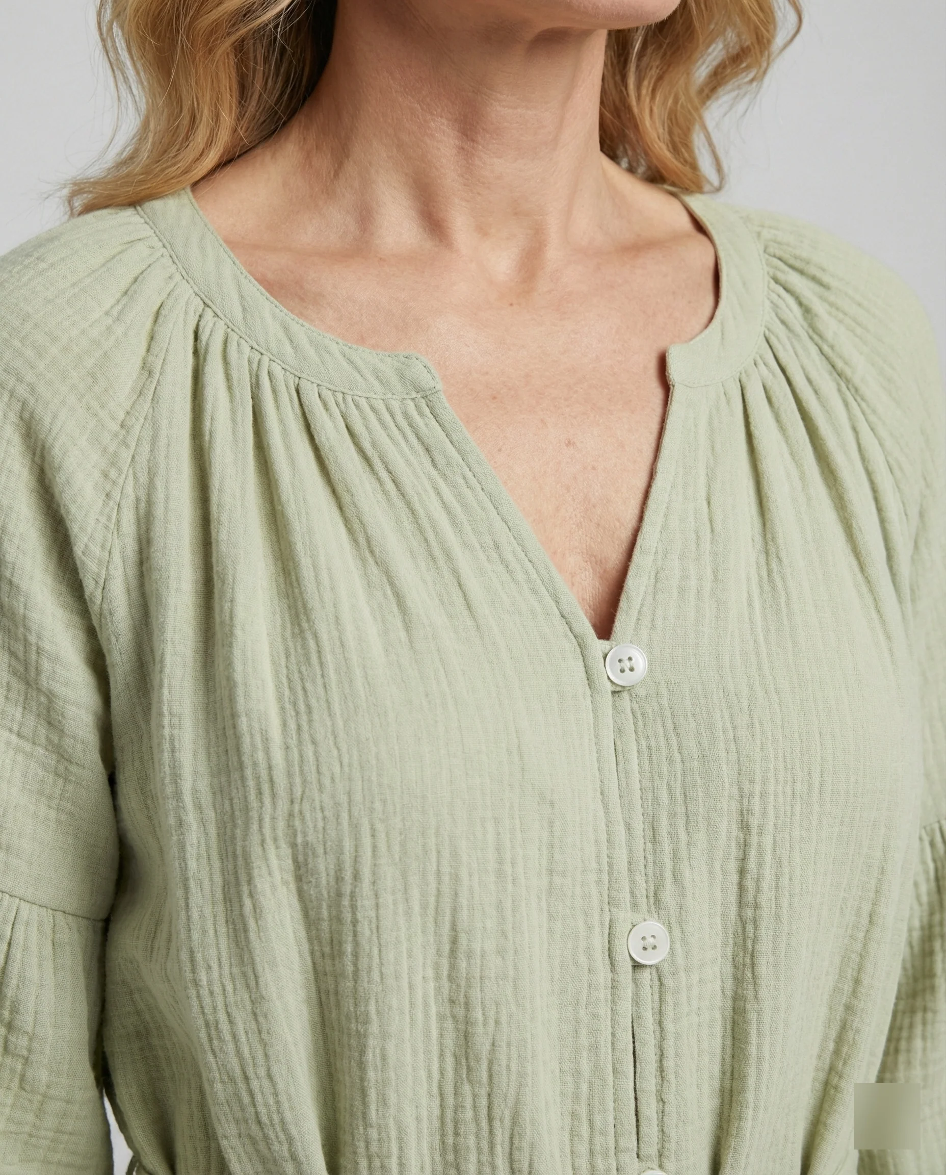 Musselin Maxikleid Sommer Damen - Image 3