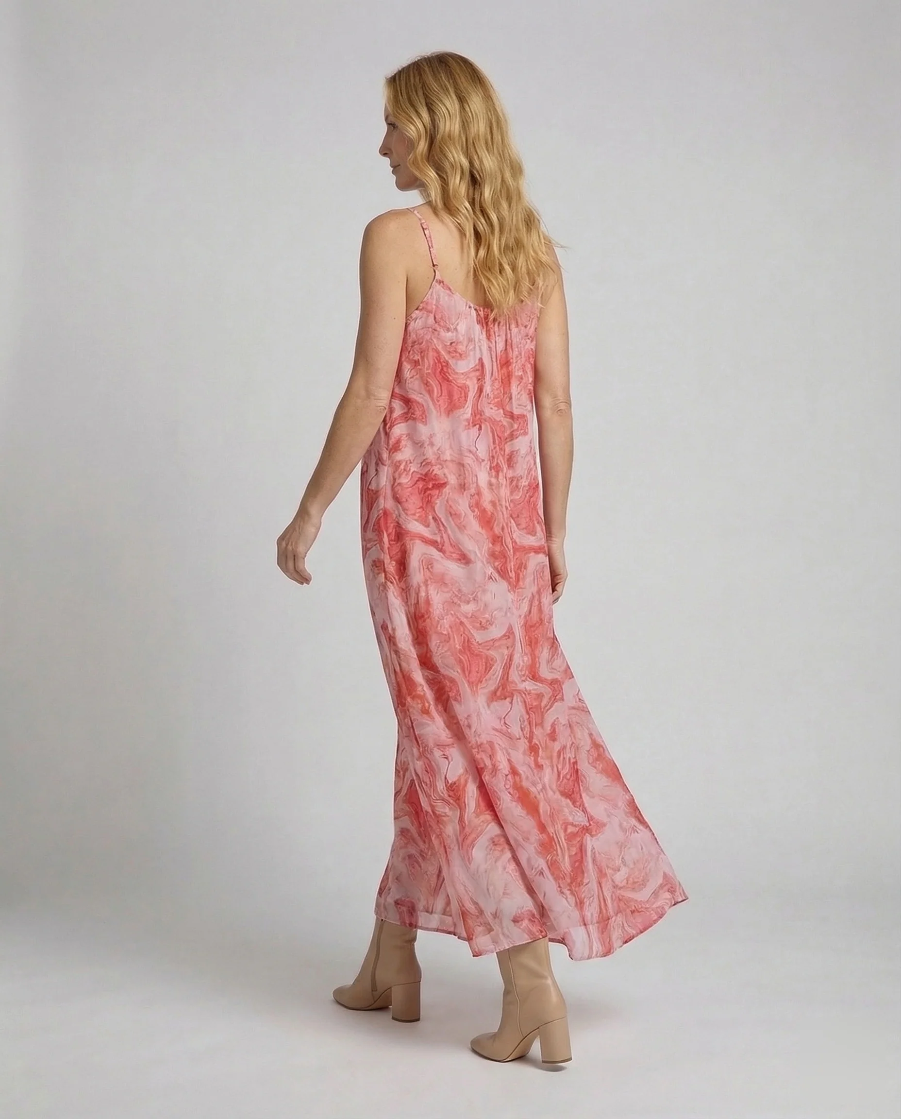 Damen Maxikleid im Aquarell Look - Image 4