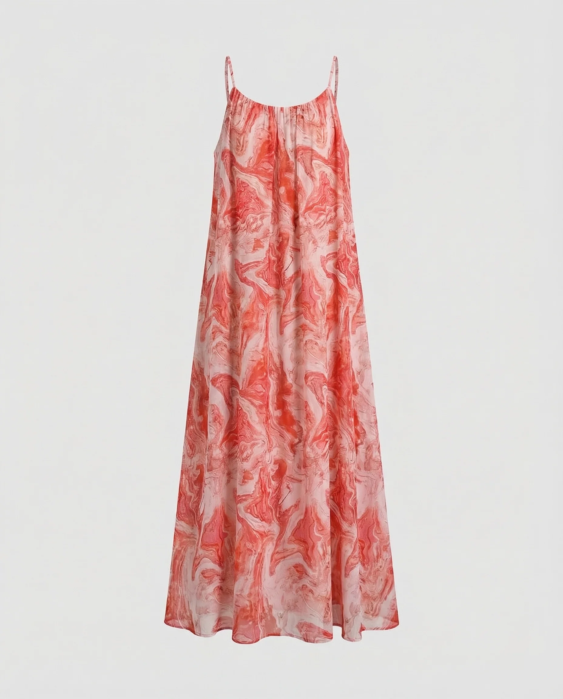 Damen Maxikleid im Aquarell Look - Image 5
