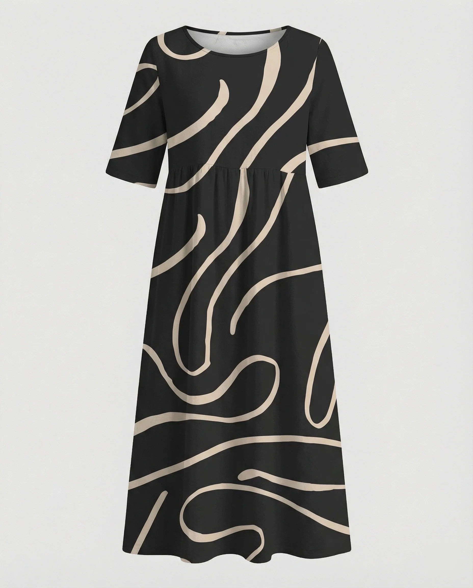 Damen Maxikleid mit Taschen luftig - Image 10
