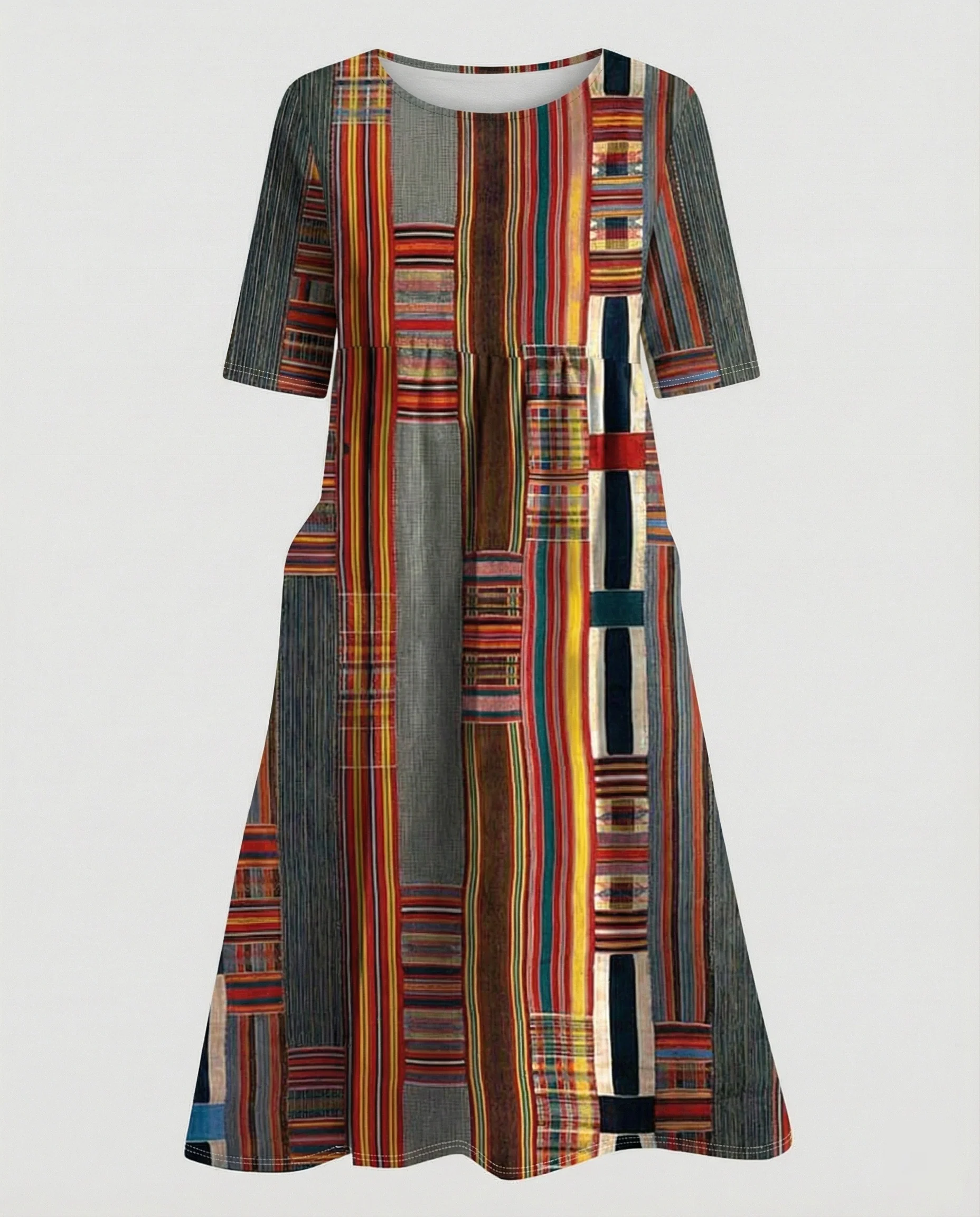 Damen Maxikleid mit Taschen luftig - Image 20