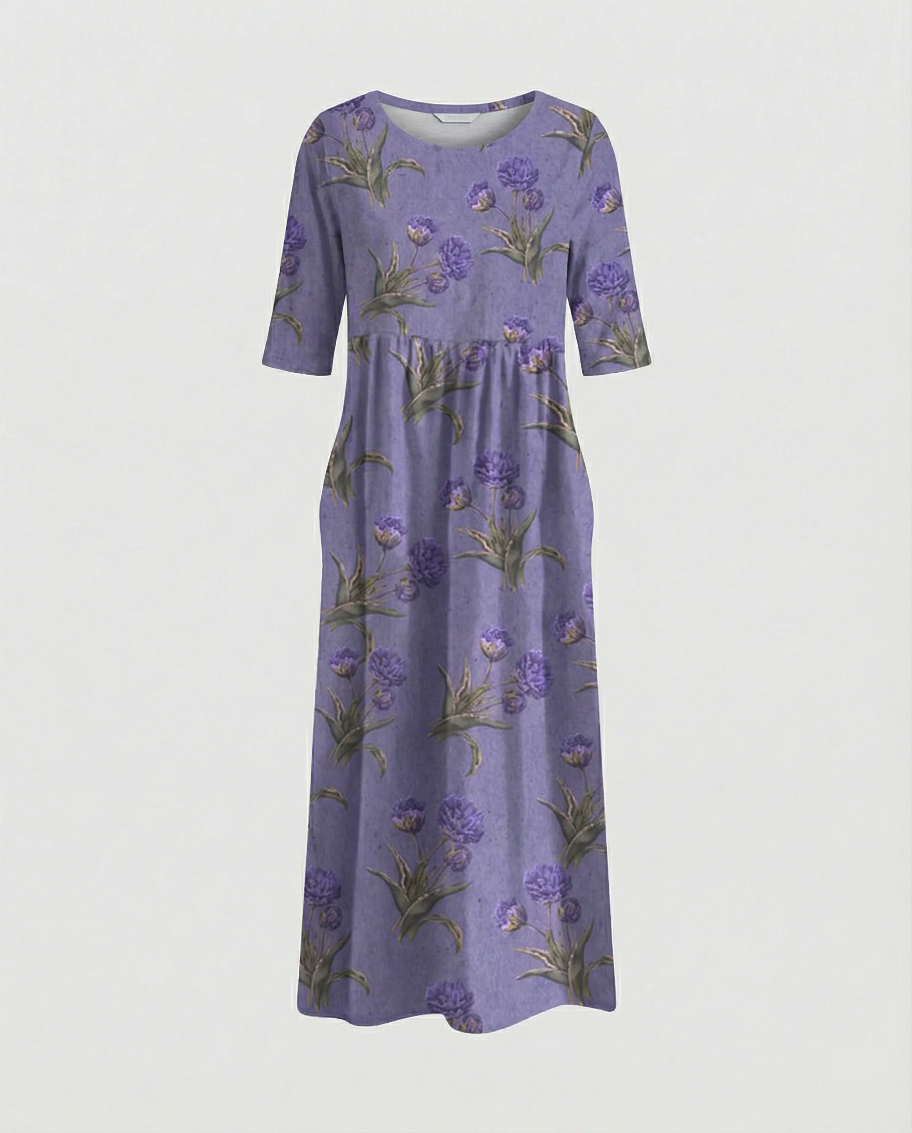 Damen Maxikleid mit Taschen luftig - Image 32