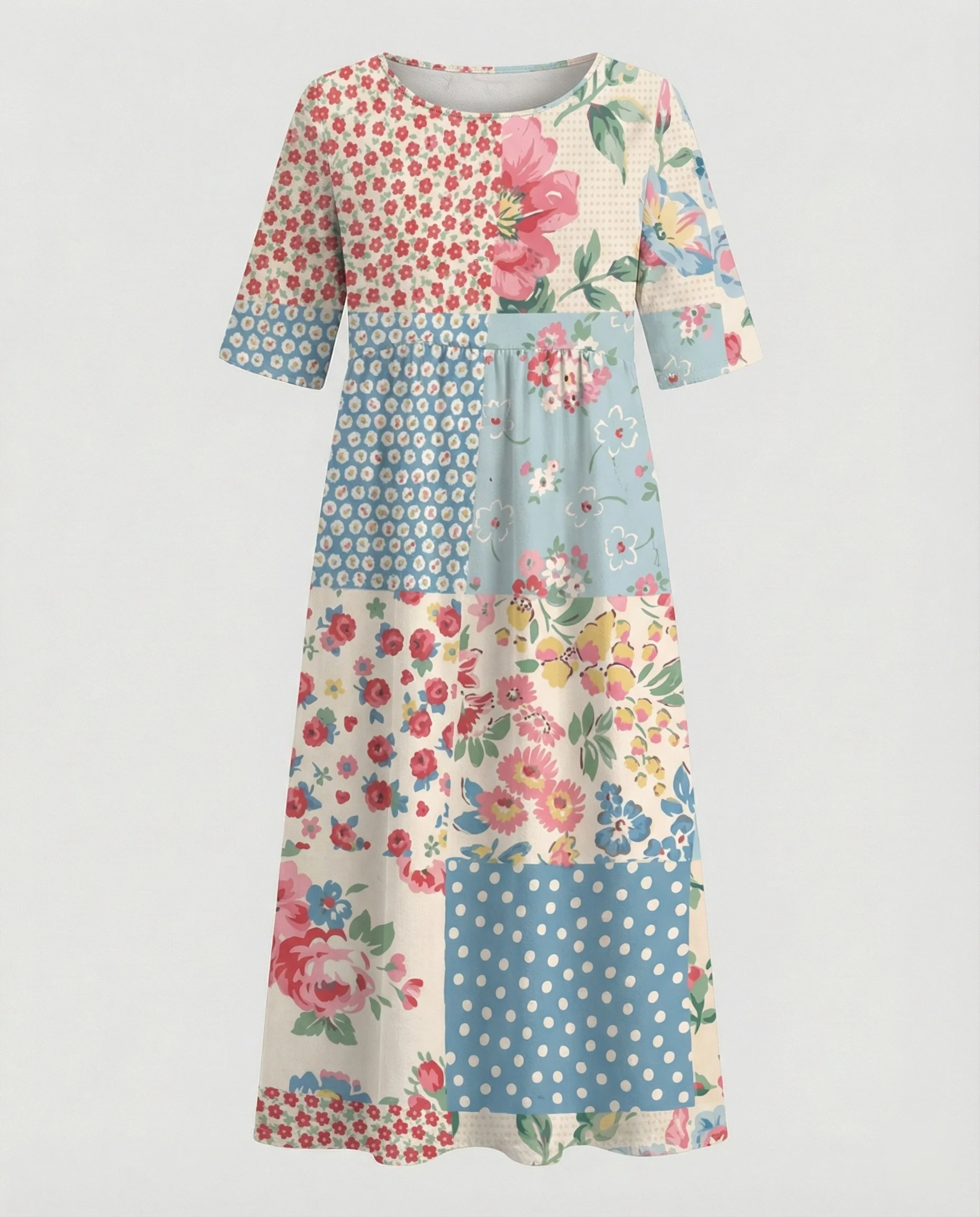 Damen Maxikleid mit Taschen luftig - Image 5