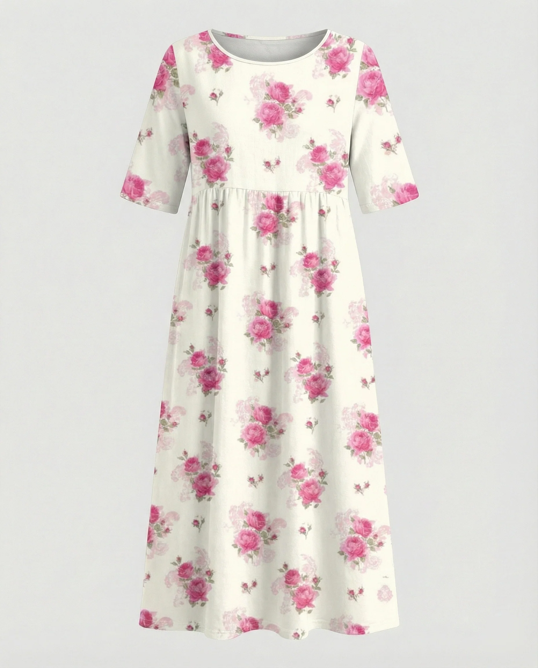 Damen Maxikleid mit Taschen luftig - Image 9