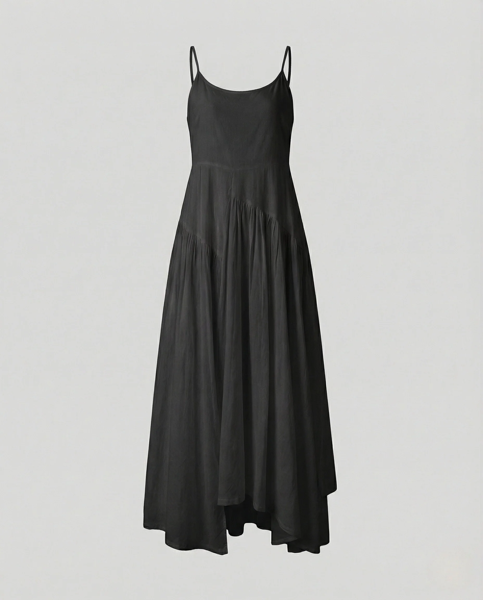 Damen Maxikleid mit Stufen und Taschen - Image 8