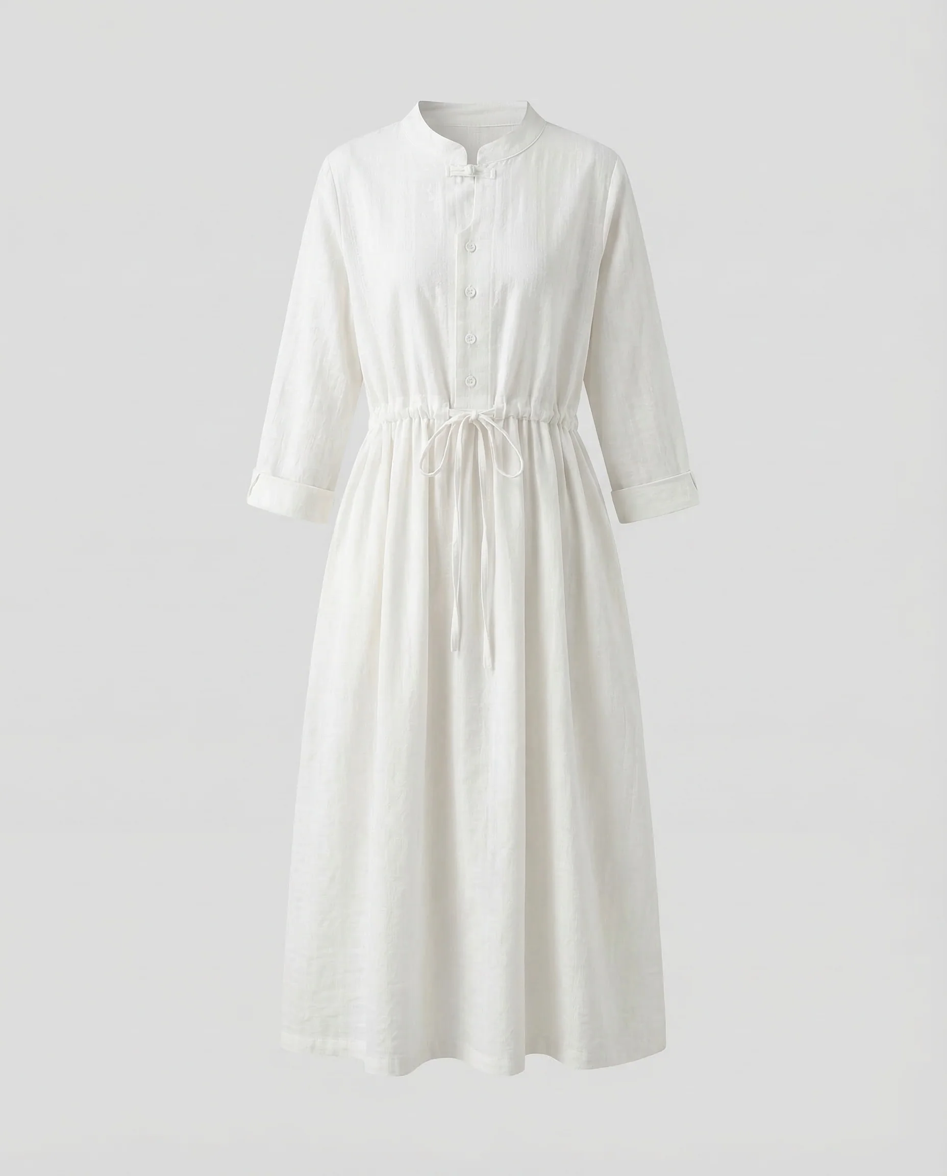 Damen Midikleid Baumwollgaze - Image 5
