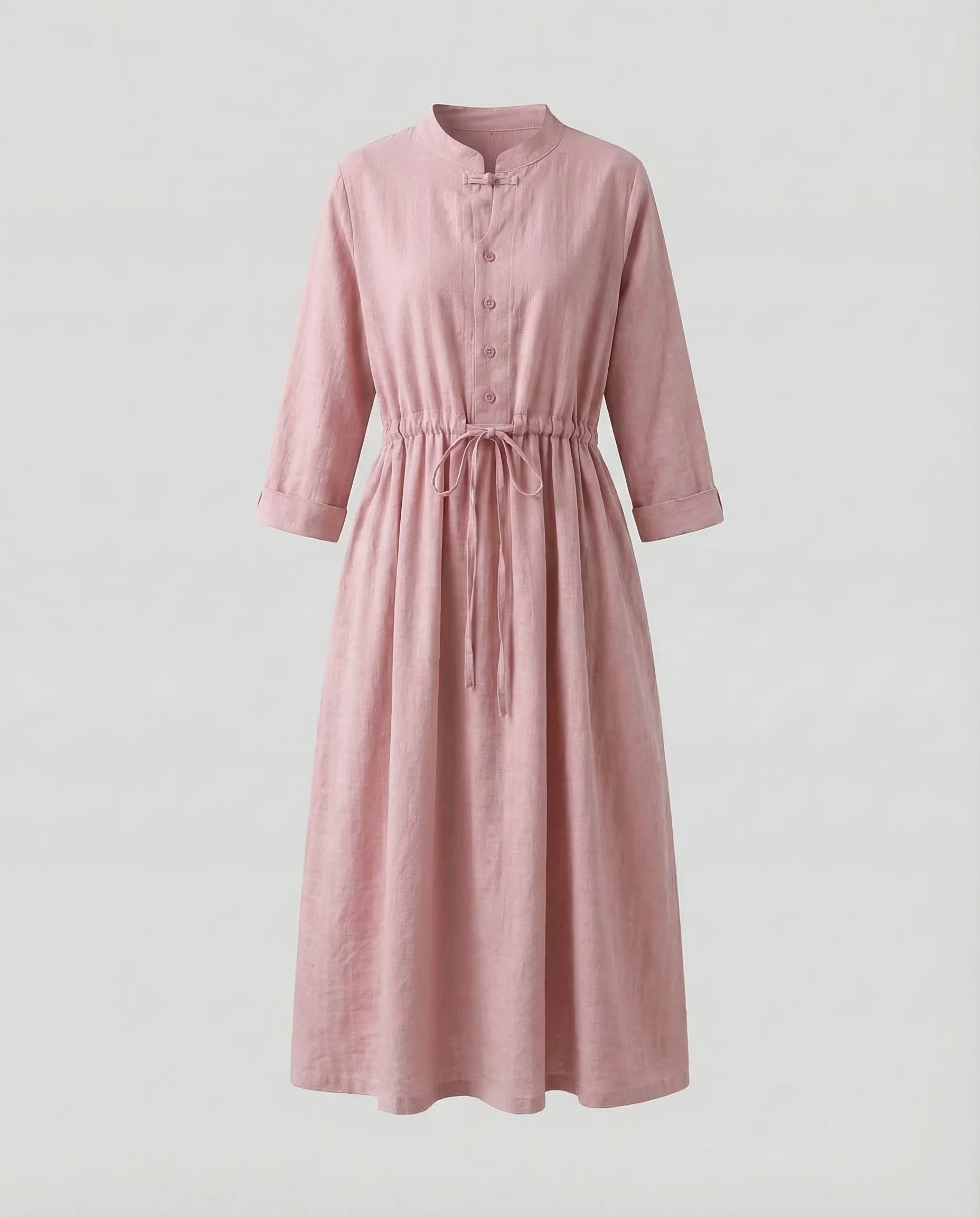 Damen Midikleid Baumwollgaze - Image 6