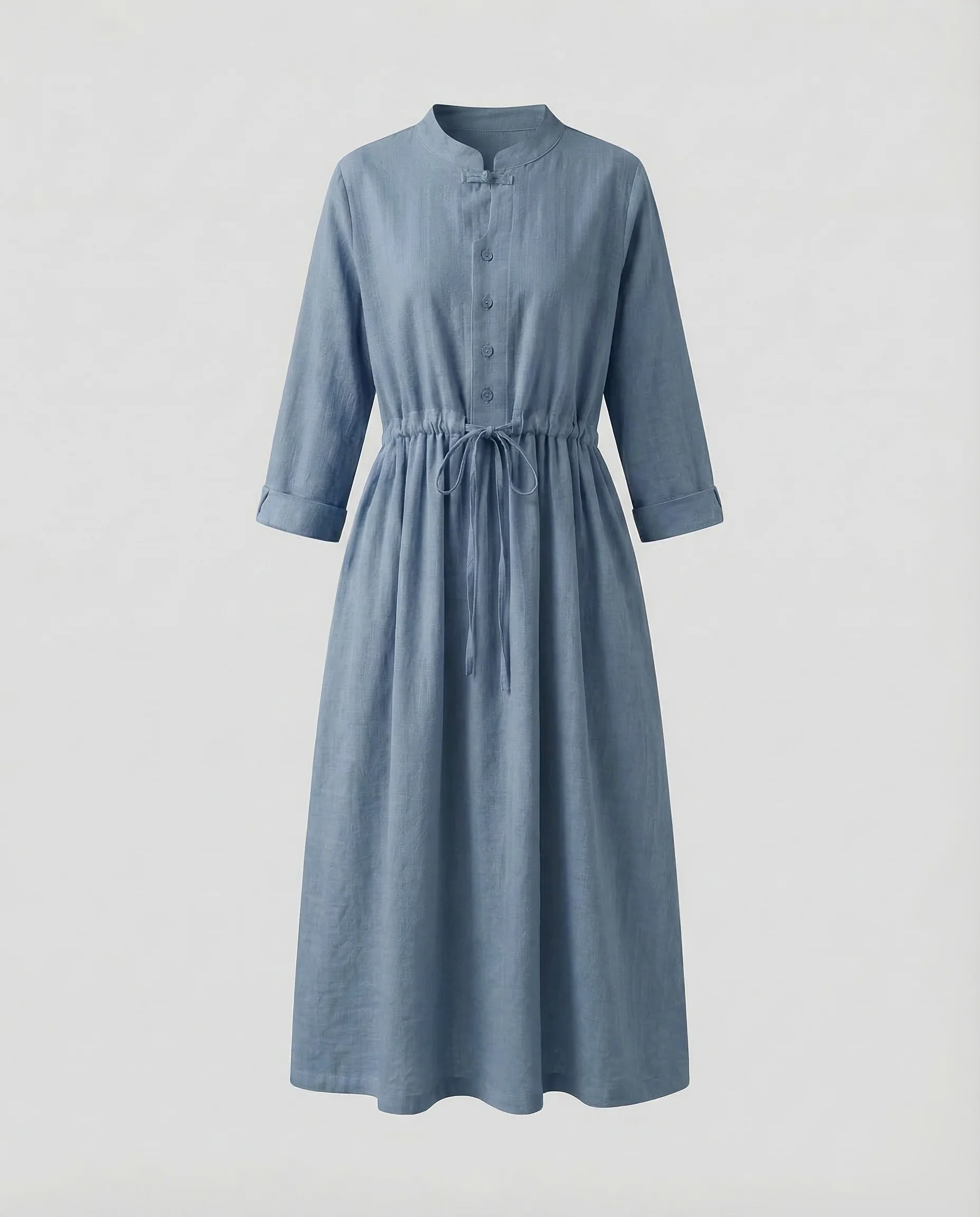 Damen Midikleid Baumwollgaze - Image 7