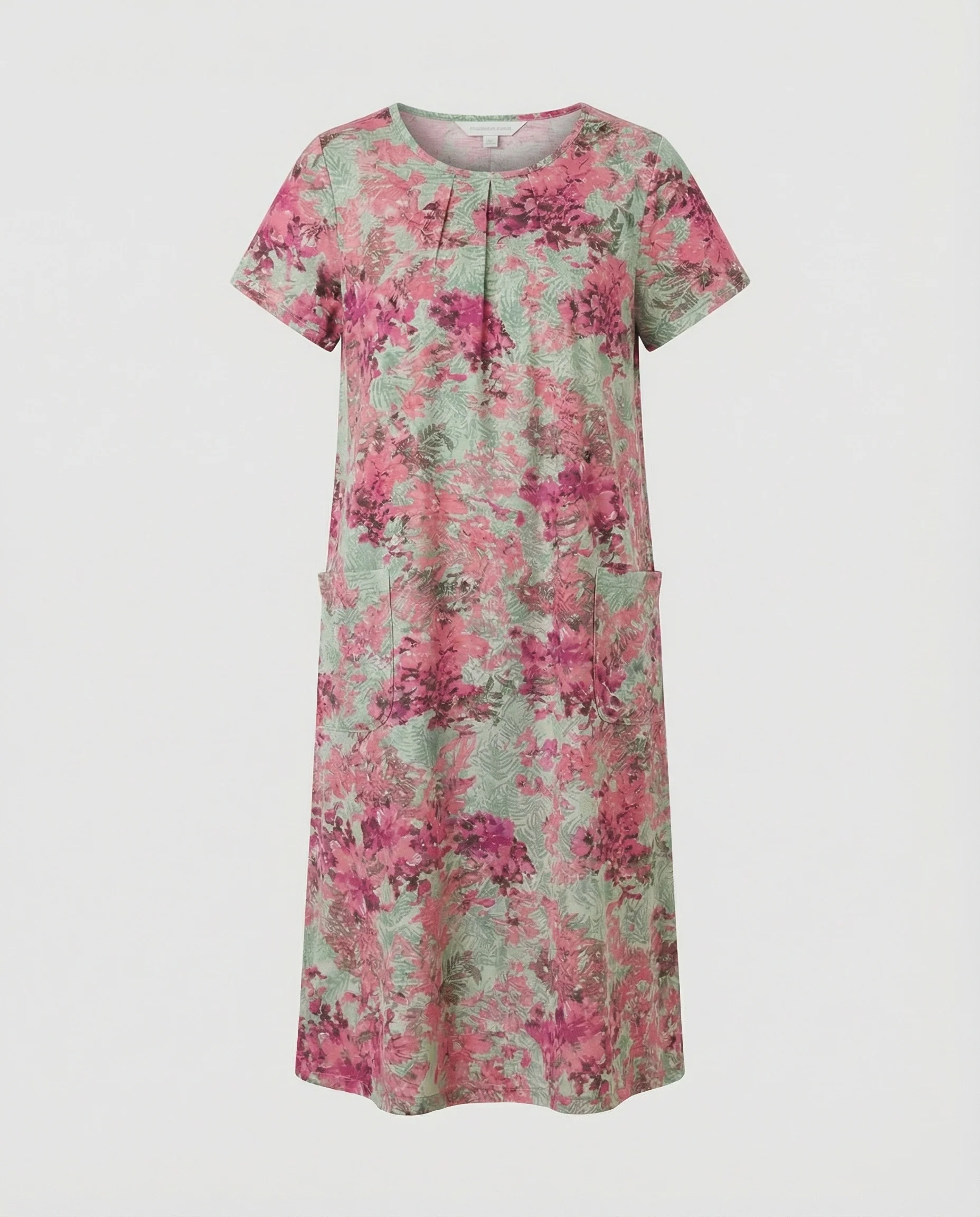 Luftiges Midikleid Damen Mit Taschen - Image 15