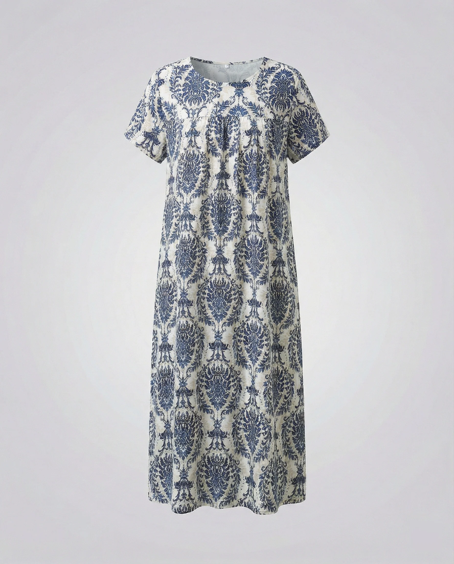 Luftiges Midikleid Damen Mit Taschen - Image 20