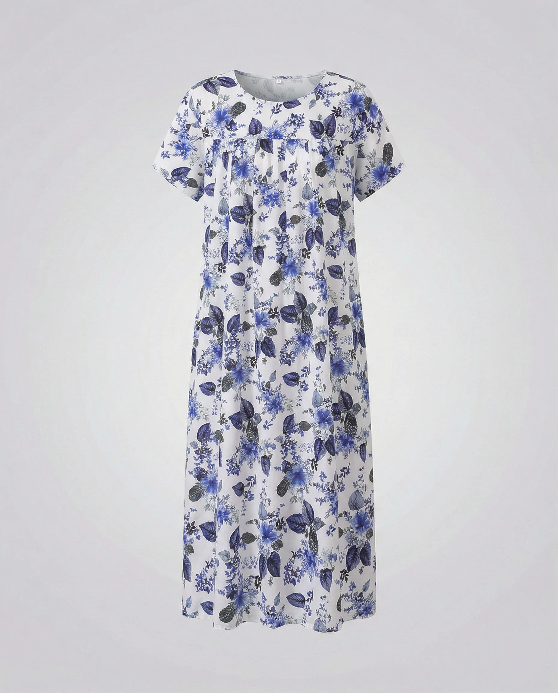 Luftiges Midikleid Damen Mit Taschen - Image 22