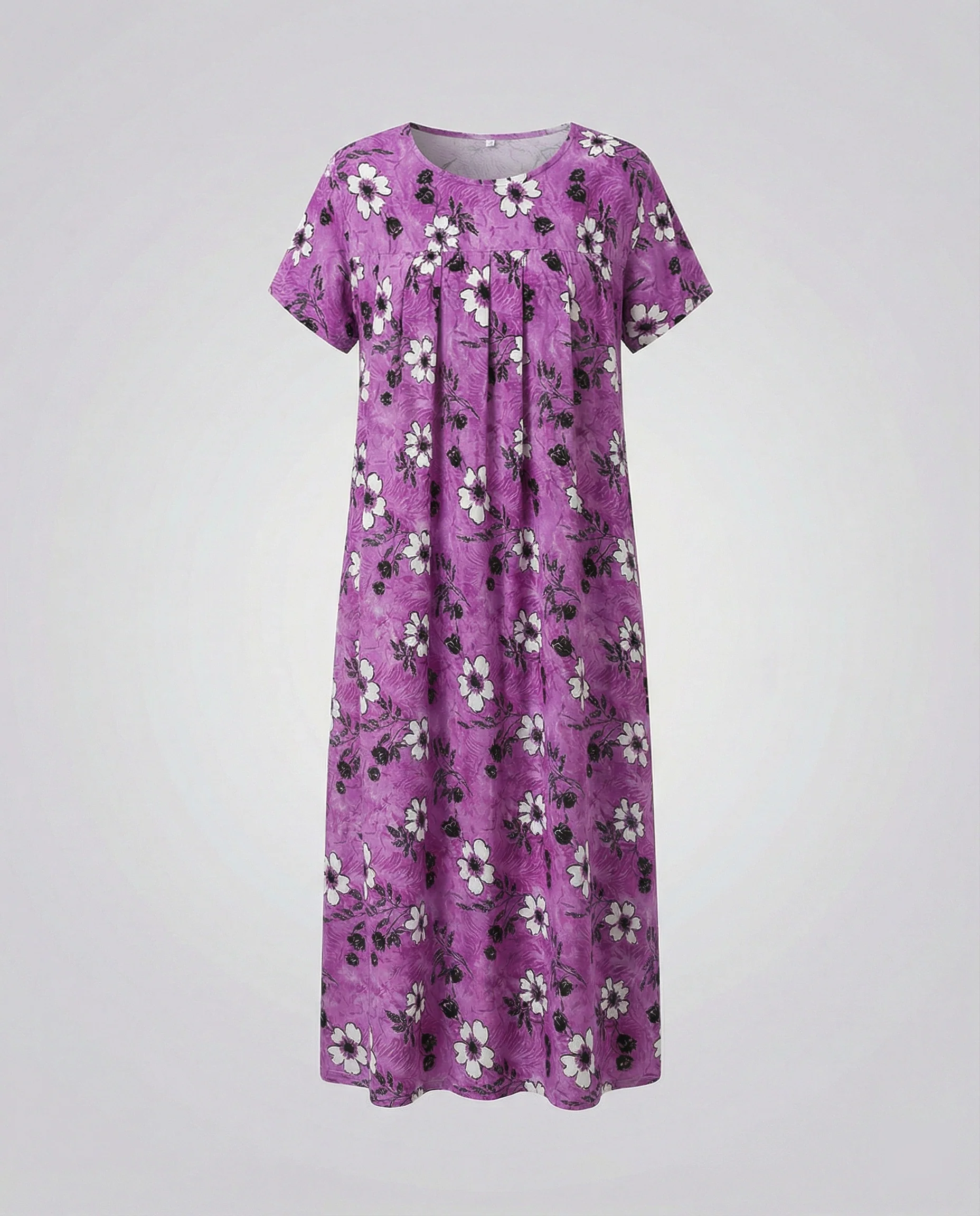 Luftiges Midikleid Damen Mit Taschen - Image 25