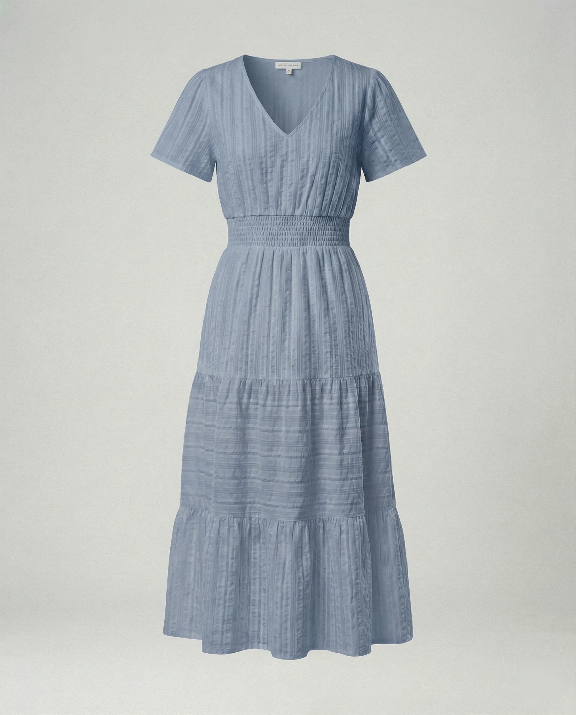Midikleid Mit Geraffter Taille Damen - Image 15