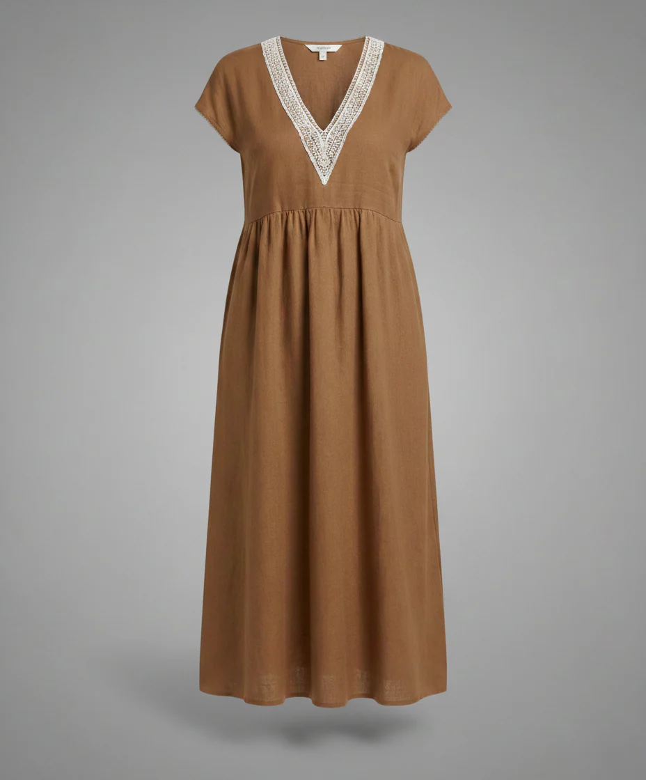 Damen Midikleid Sommer Spitze - Image 5
